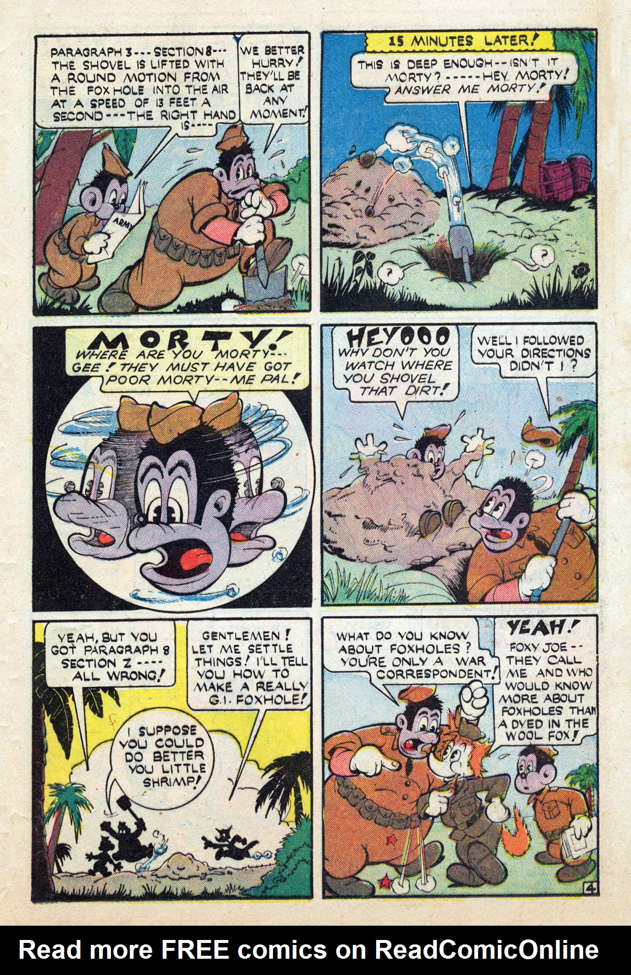 Read online Comedy Comics (1942) comic -  Issue #24 - 36