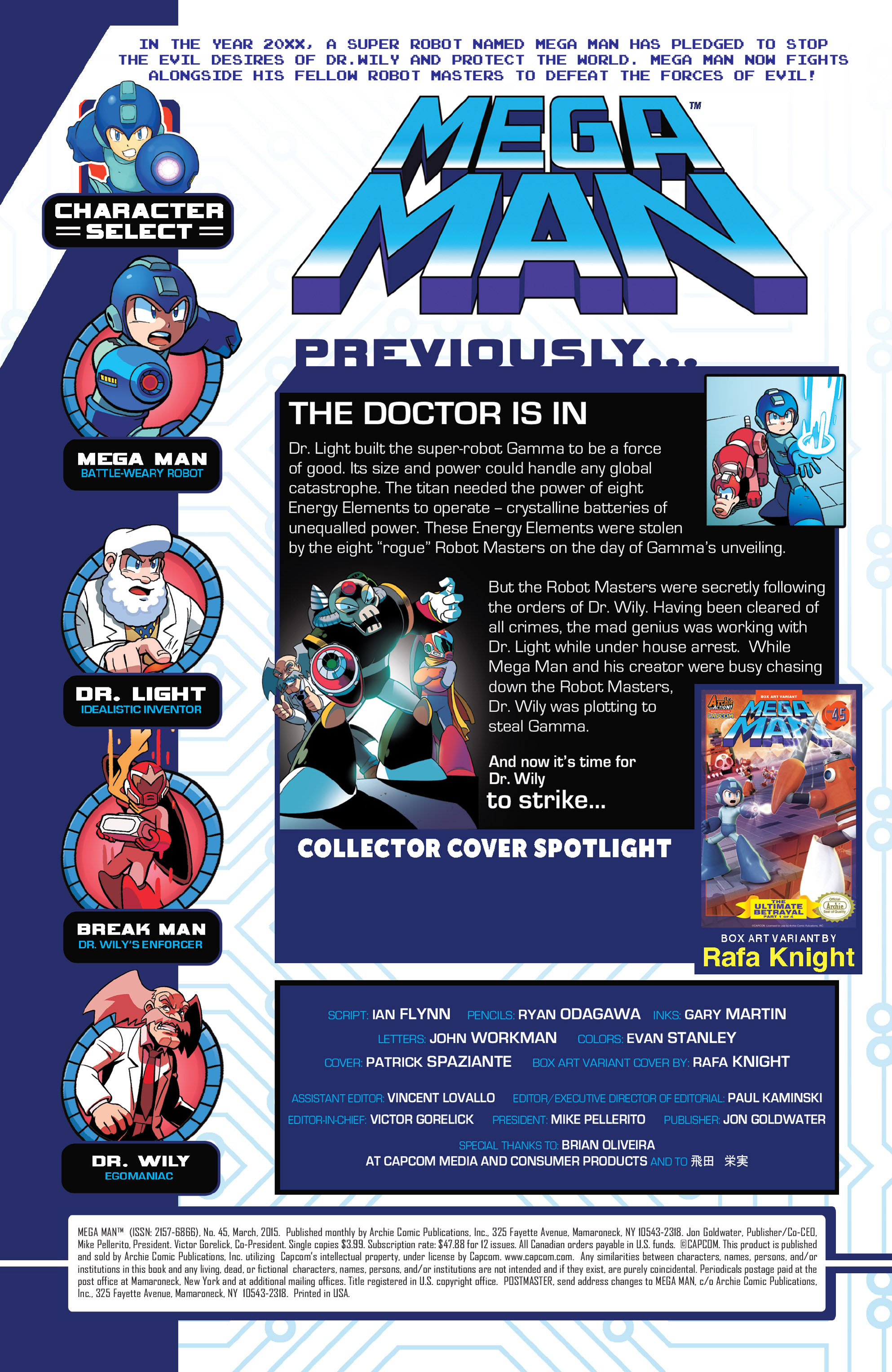 Read online Mega Man comic -  Issue #45 - 2