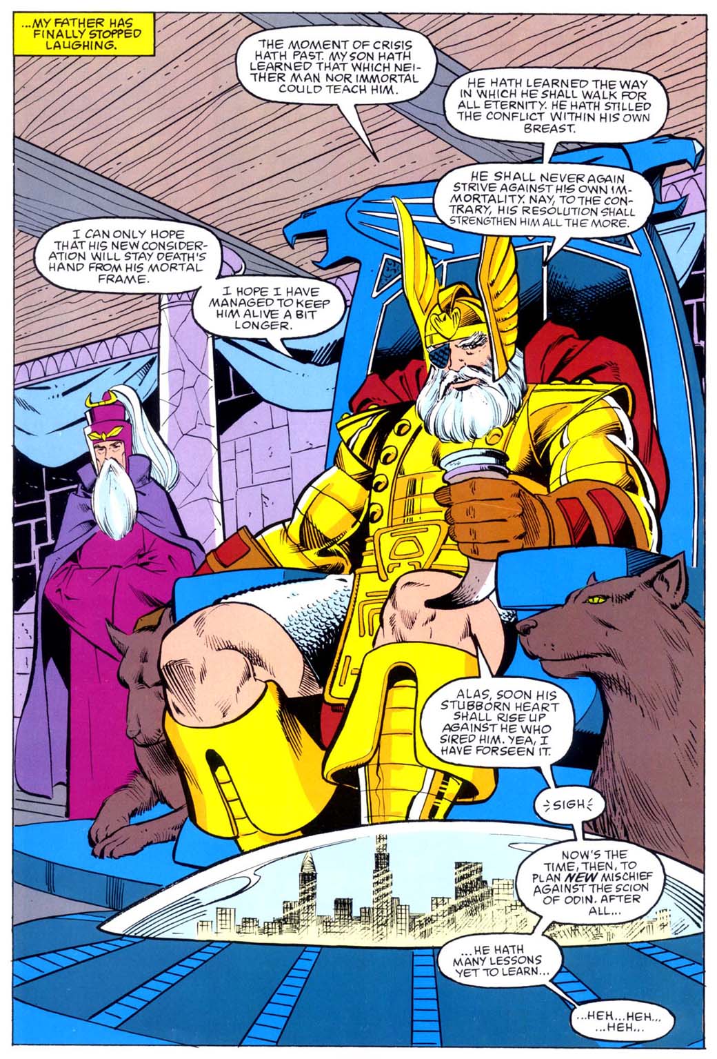 Read online Marvel Graphic Novel comic -  Issue #32 - Thor - Whom the Gods Would Destroy - 64