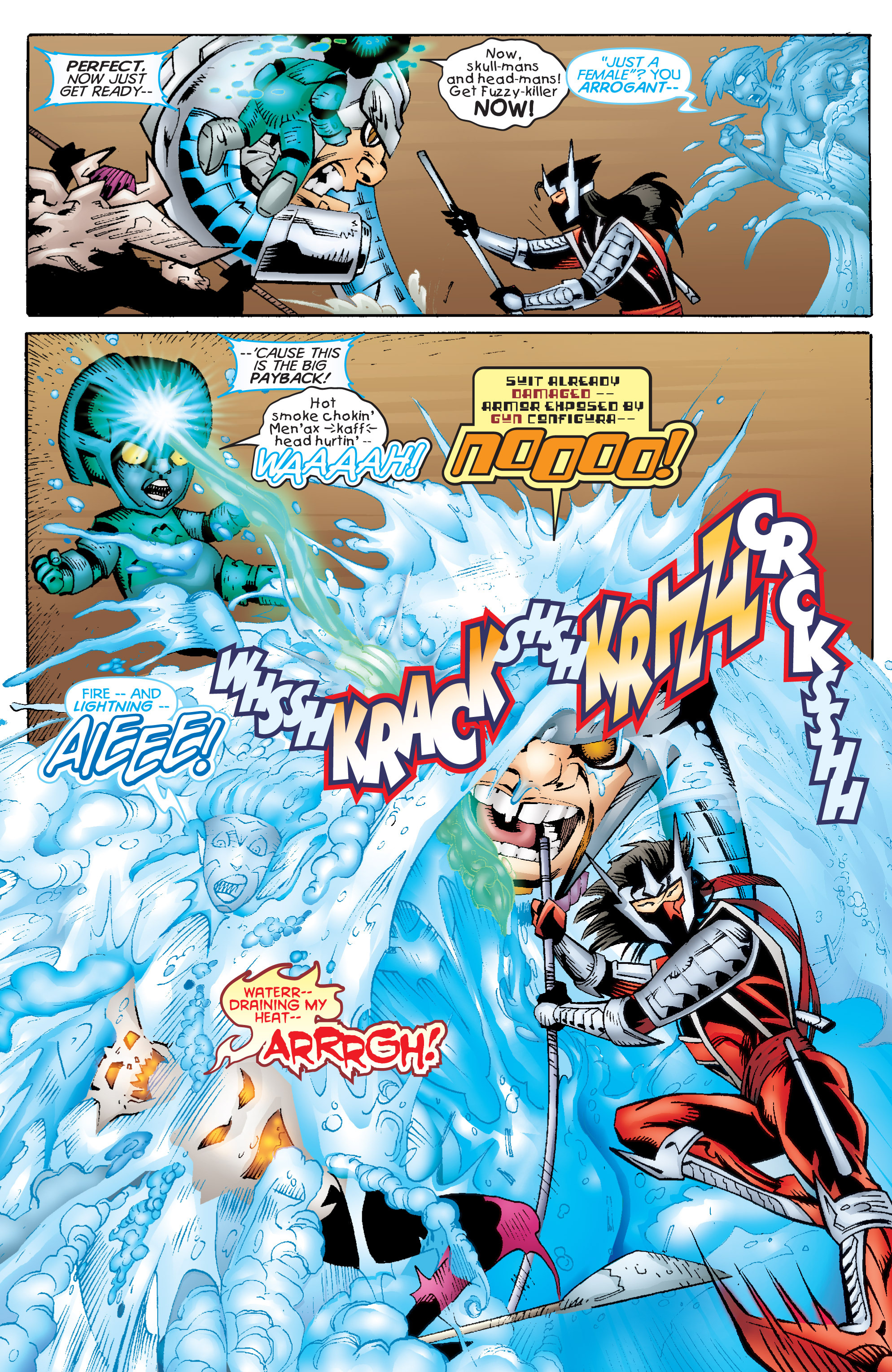 Read online Ninjak (1997) comic -  Issue #12 - 13