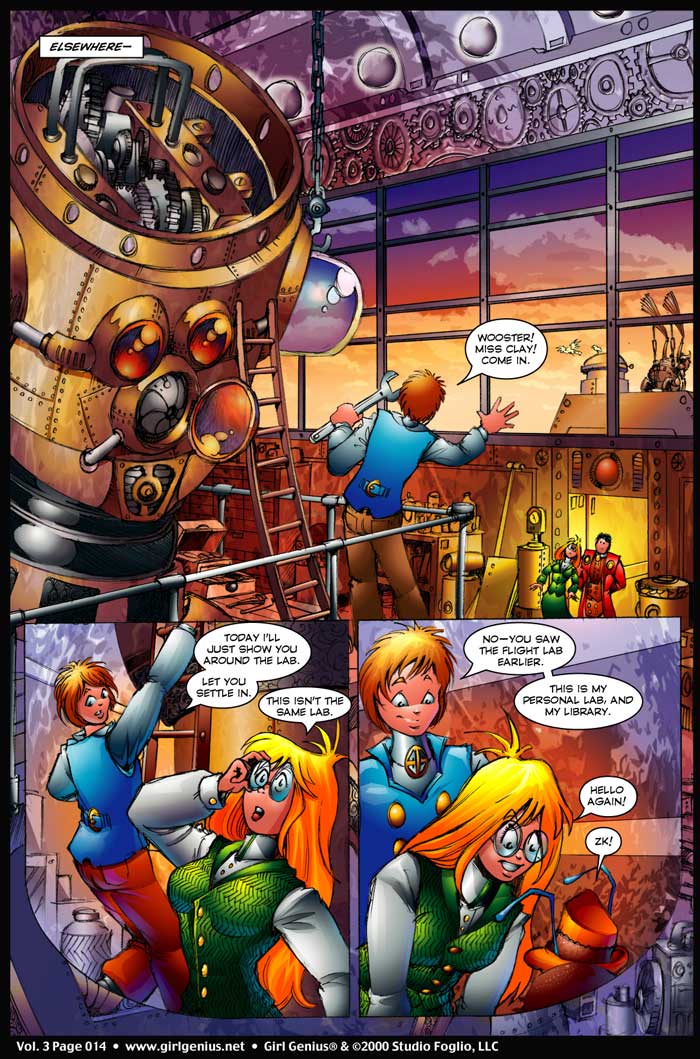 Read online Girl Genius (2002) comic -  Issue #3 - 15