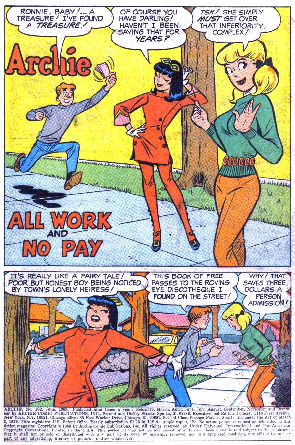 Read online Archie (1960) comic -  Issue #182 - 3