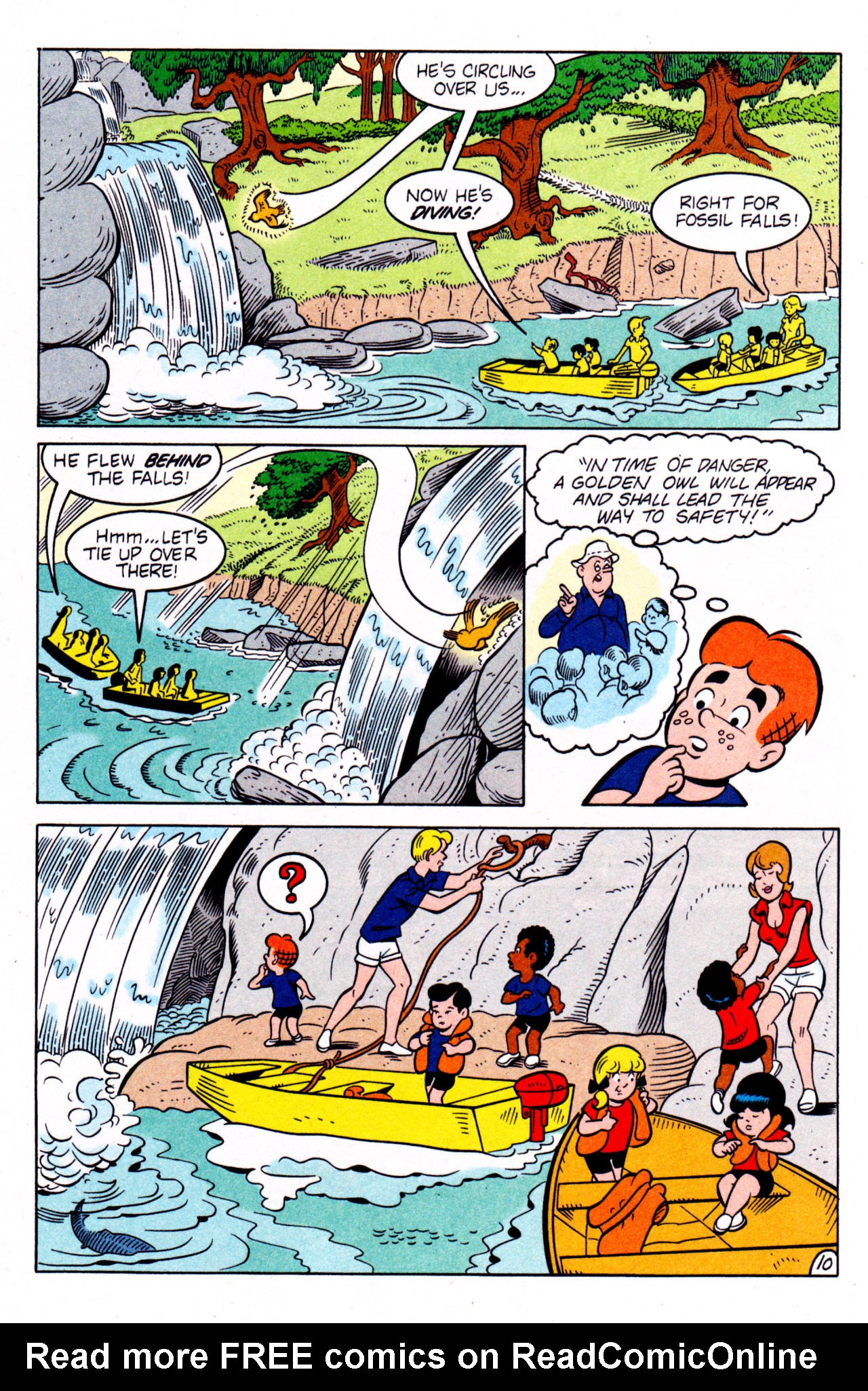 Read online Little Archie, The Legend of the Lost Lagoon, Free Comic Book Day Edition comic -  Issue # Full - 14