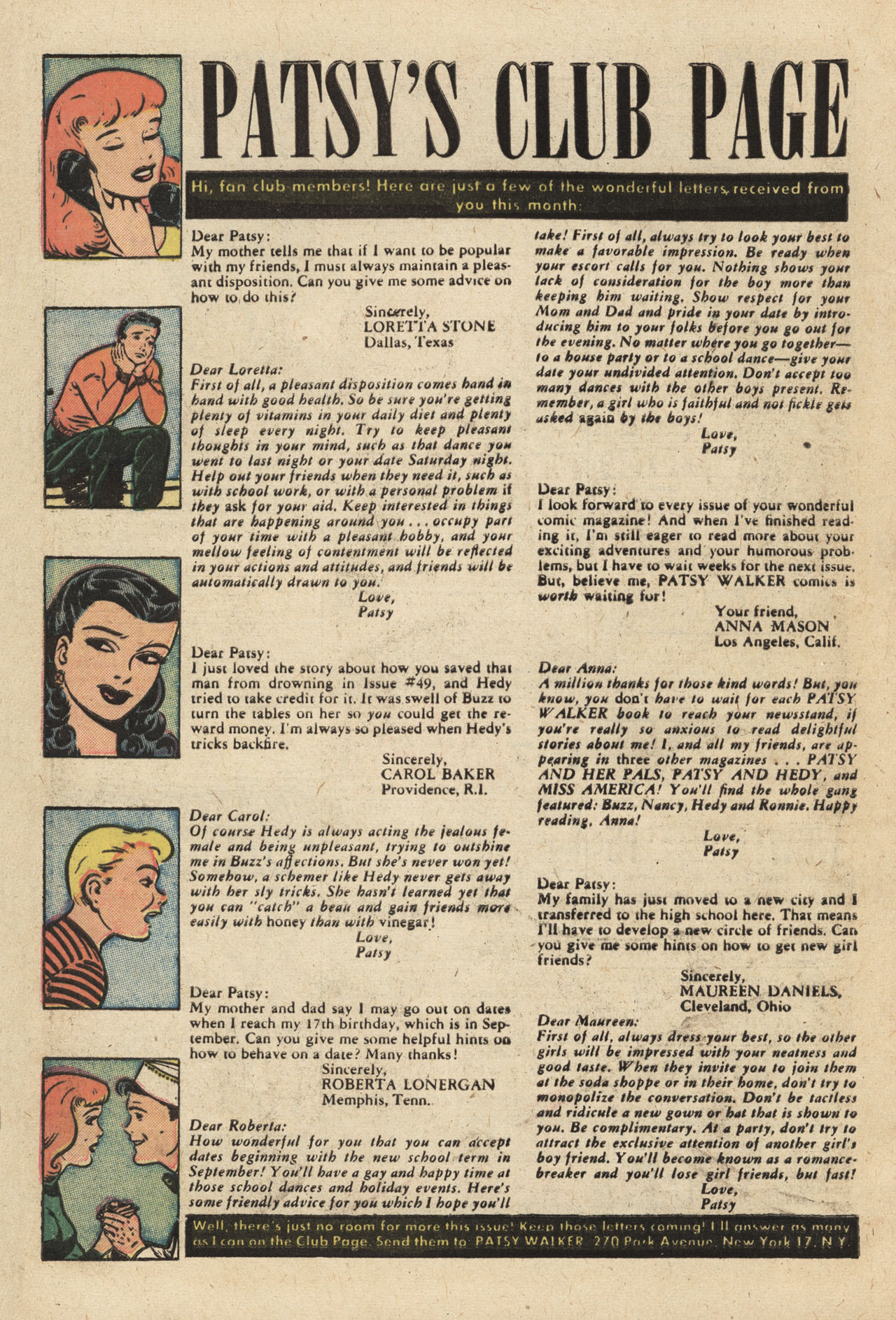 Read online Patsy Walker comic -  Issue #50 - 42