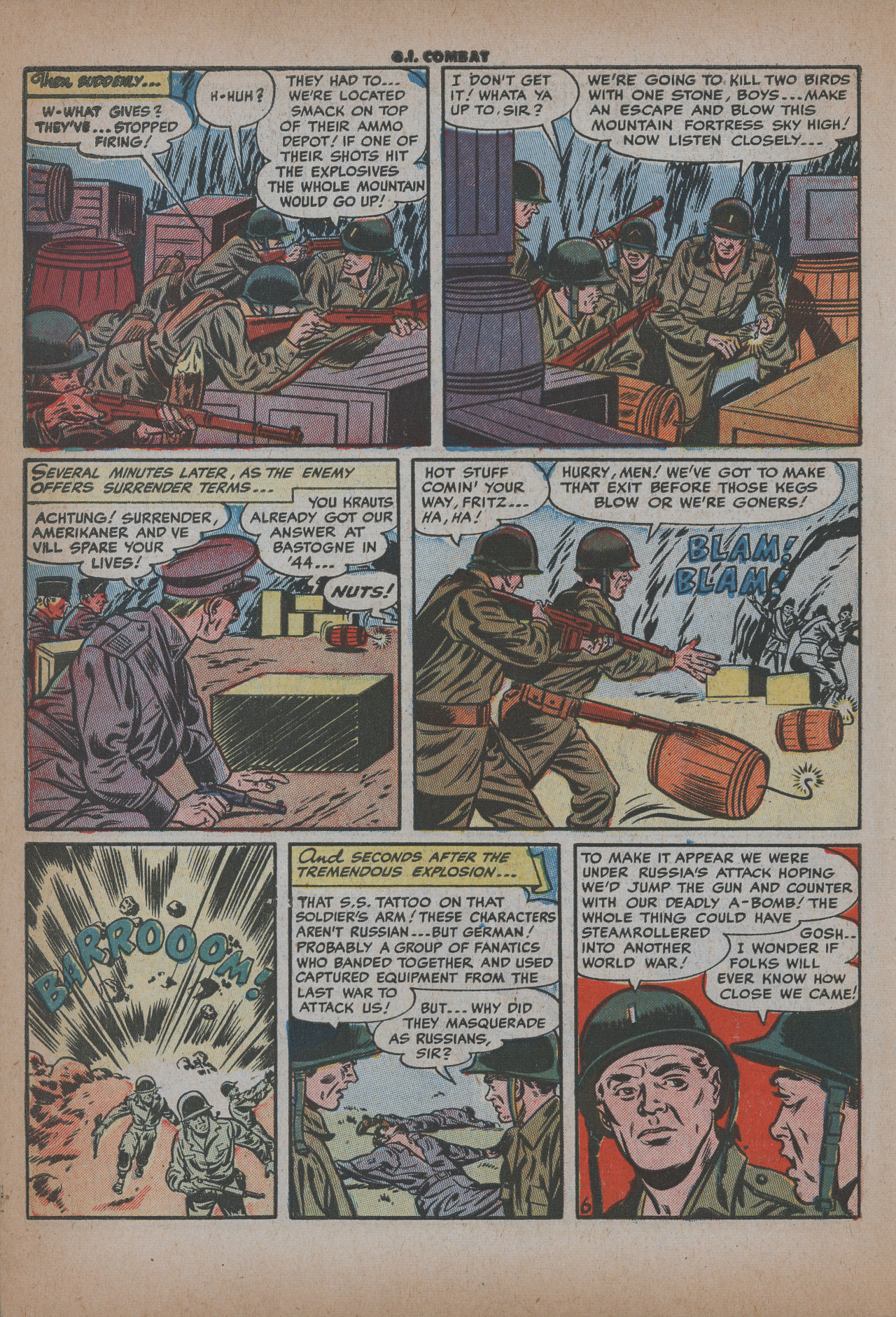Read online G.I. Combat (1952) comic -  Issue #14 - 32