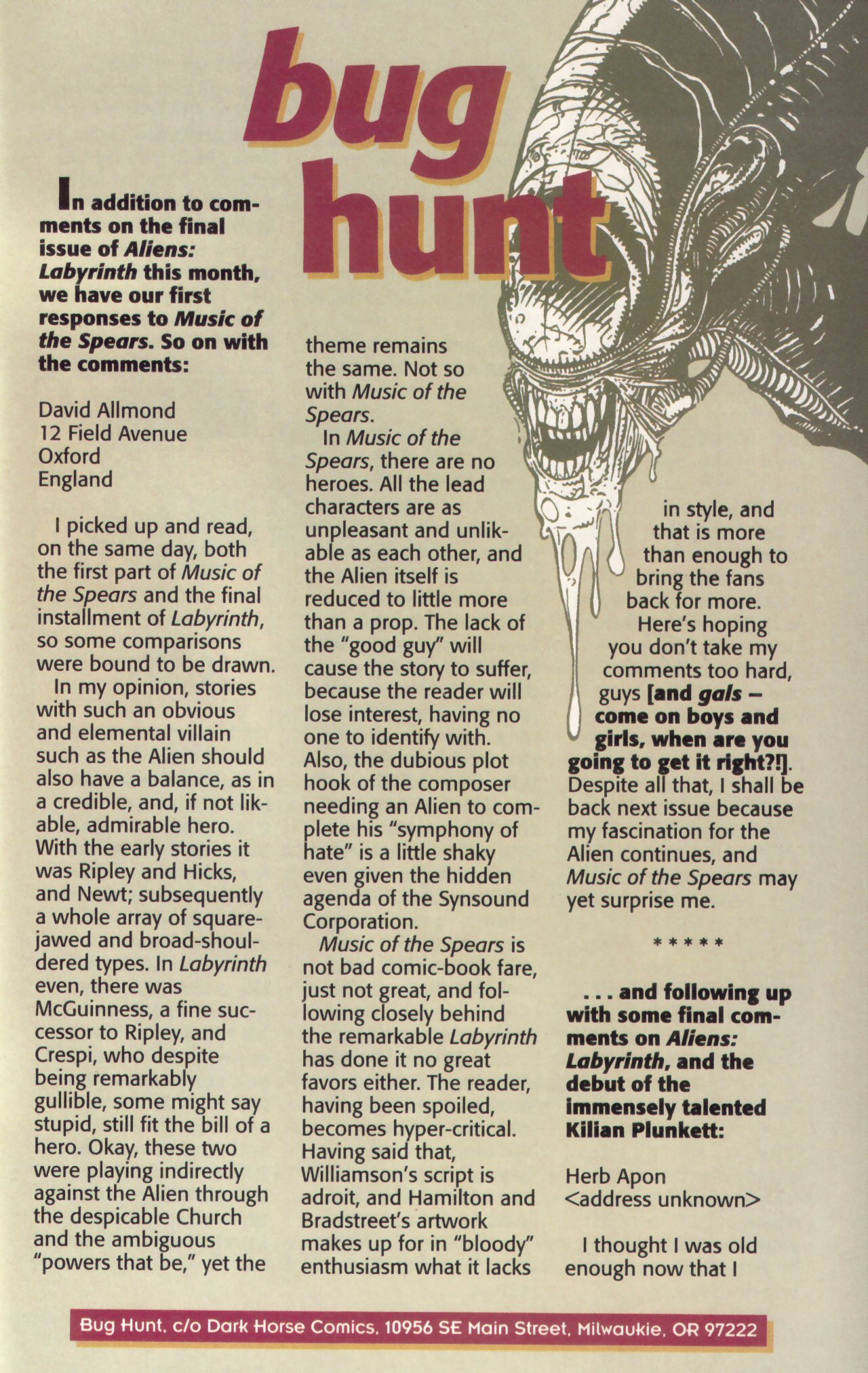 Read online Aliens: Music of the Spears comic -  Issue #4 - 28