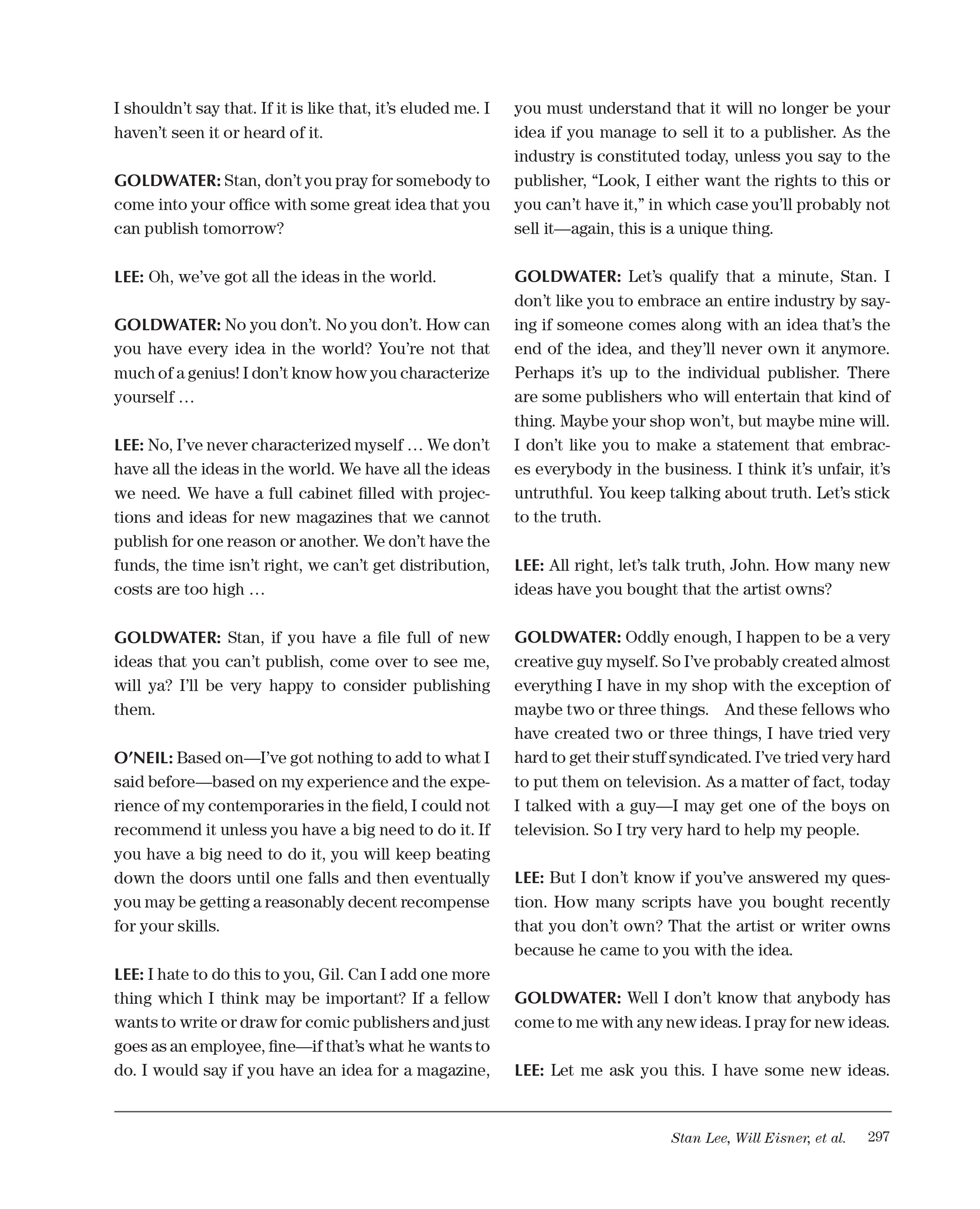 Read online Sparring With Gil Kane: Colloquies On Comic Art and Aesthetics comic -  Issue # TPB (Part 3) - 97