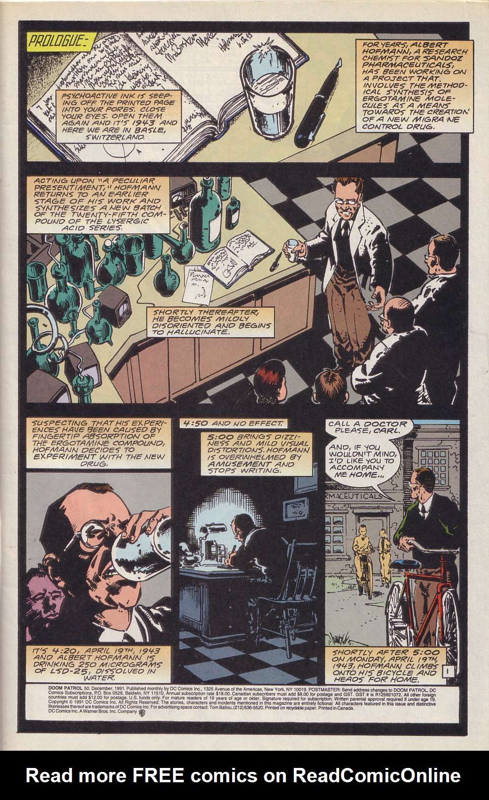 Read online Doom Patrol (1987) comic -  Issue #50 - 2