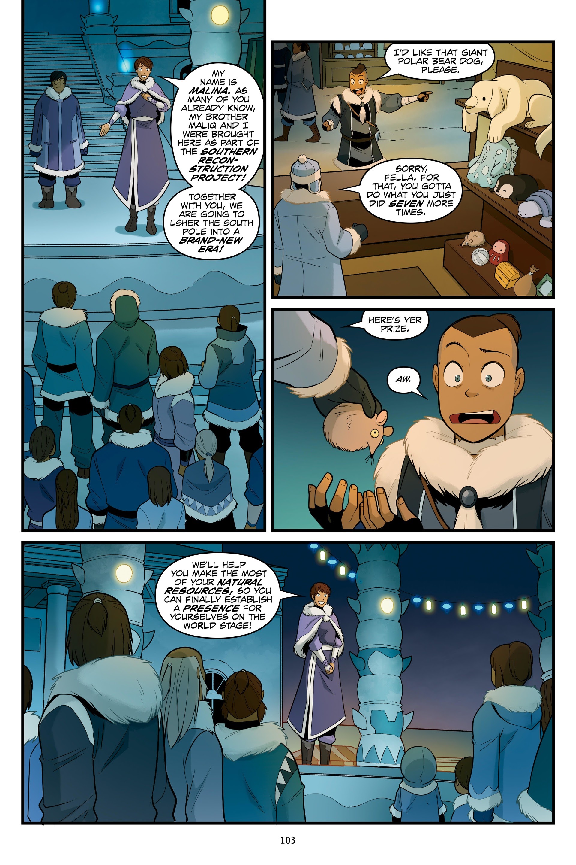 Read online Avatar: The Last Airbender--North and South Omnibus comic -  Issue # TPB (Part 2) - 1