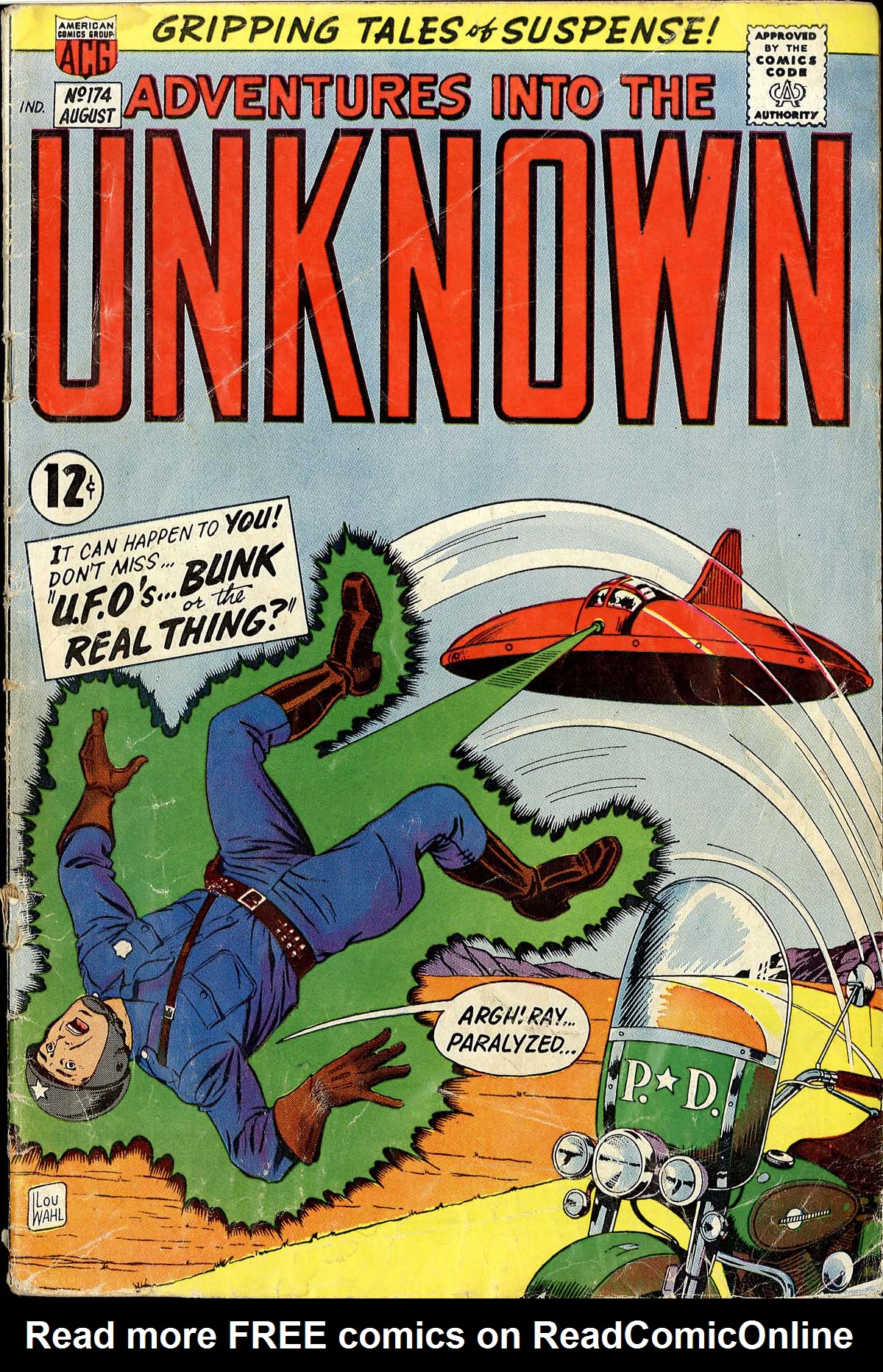 Read online Adventures Into The Unknown comic -  Issue #174 - 1