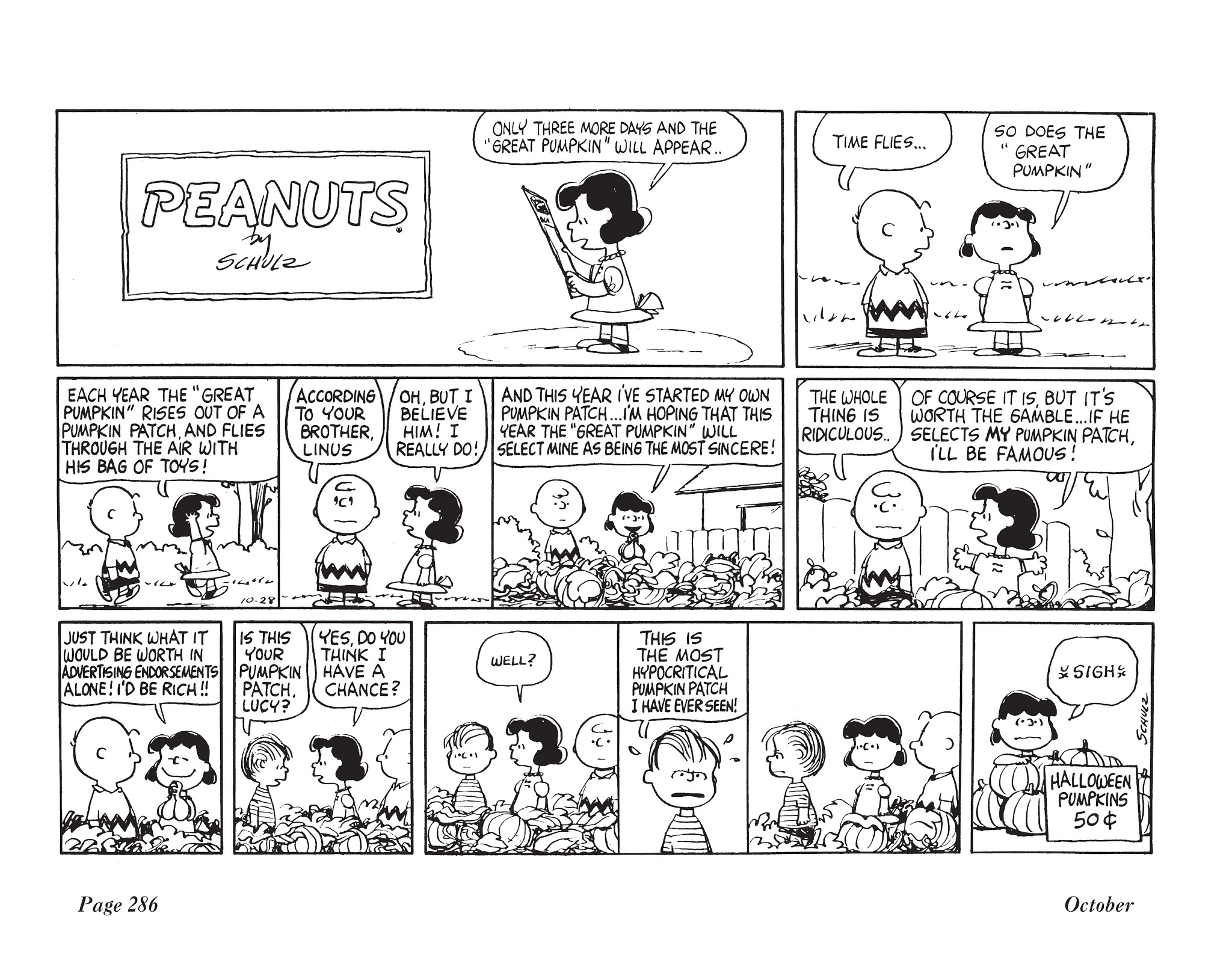 Read online The Complete Peanuts comic -  Issue # TPB 6 - 301