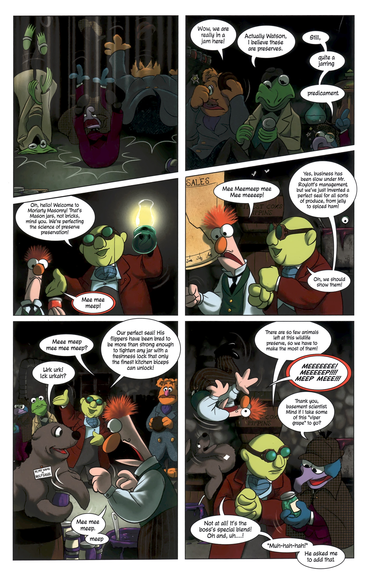 Read online Muppet Sherlock Holmes comic -  Issue #1 - 12