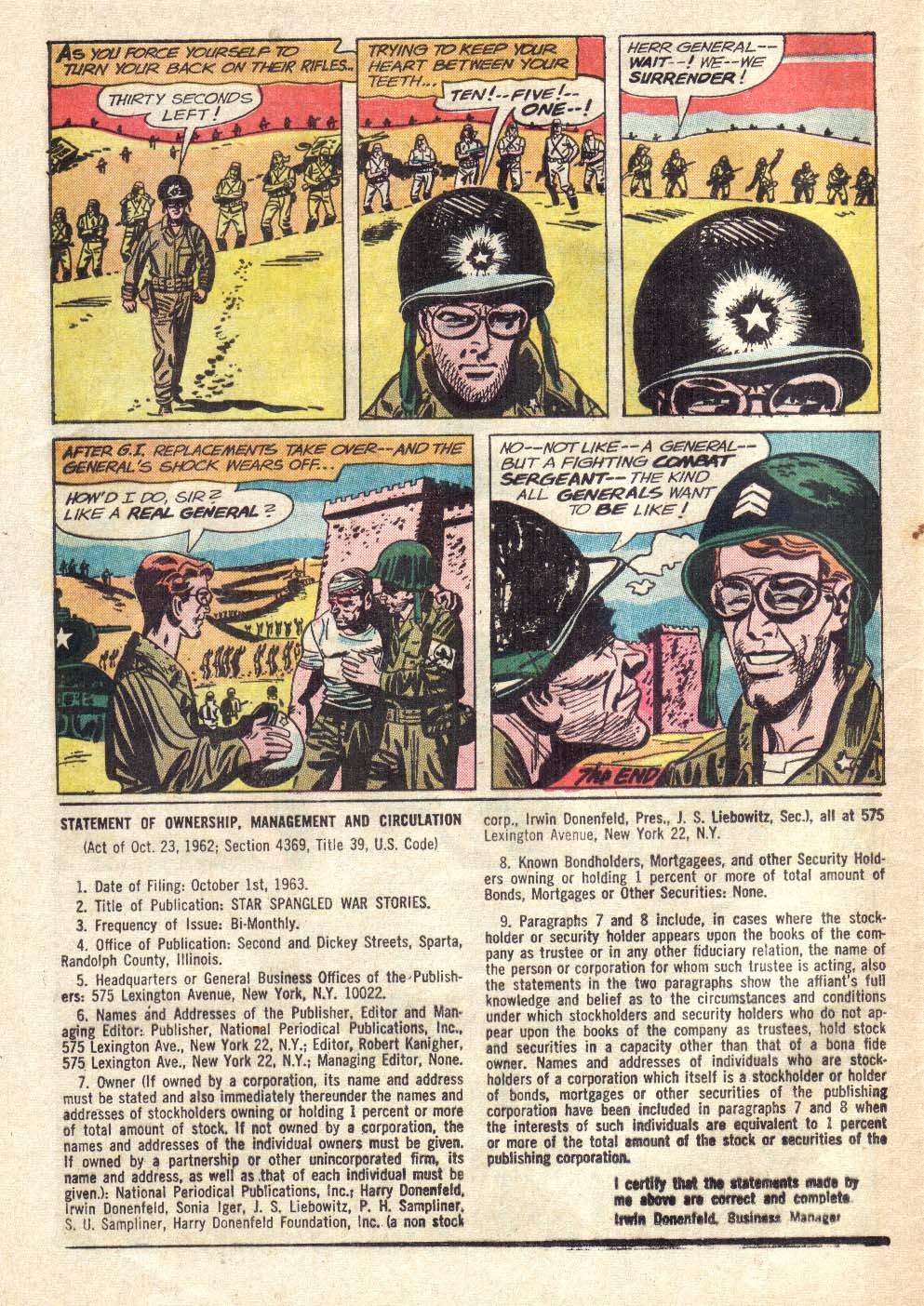 Read online Star Spangled War Stories (1952) comic -  Issue #113 - 32