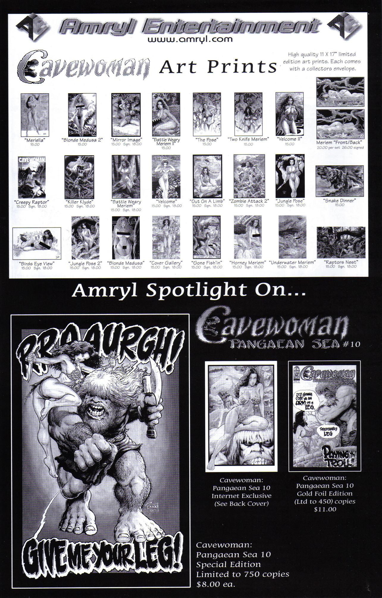 Read online Cavewoman: Pangaean Sea comic -  Issue #10 - 32
