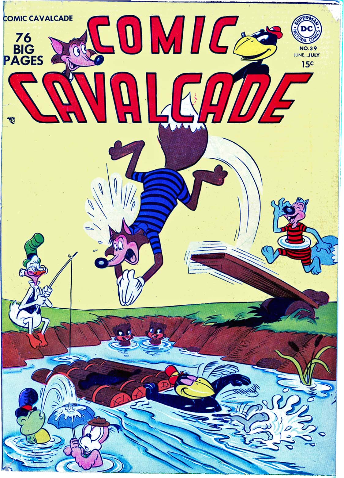 Read online Comic Cavalcade comic -  Issue #39 - 1