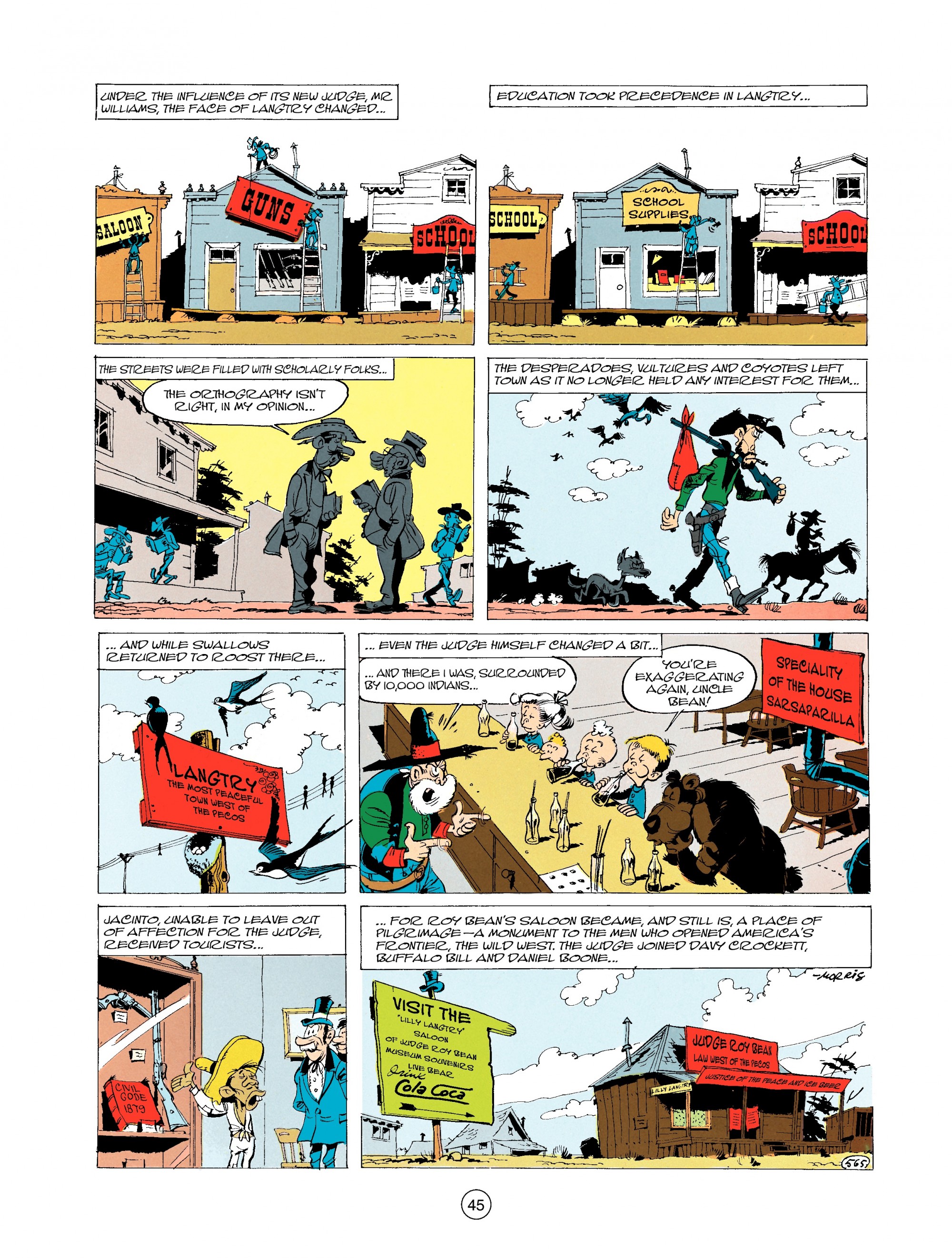 Read online A Lucky Luke Adventure comic -  Issue #24 - 45