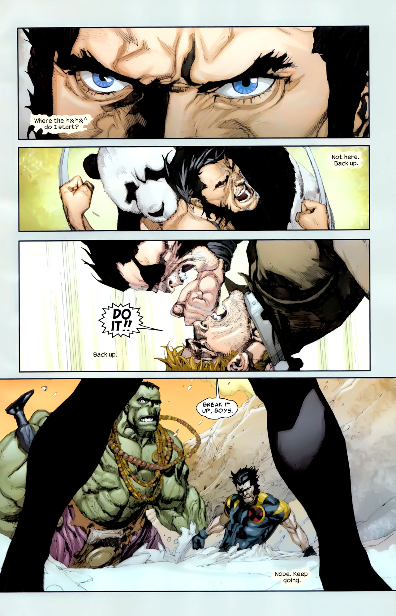 Read online Ultimate Wolverine vs. Hulk comic -  Issue #3 - 5