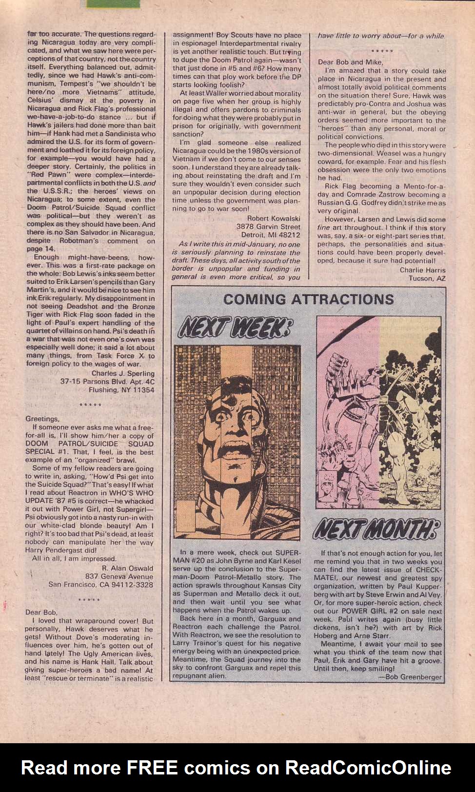 Read online Doom Patrol (1987) comic -  Issue #10 - 25