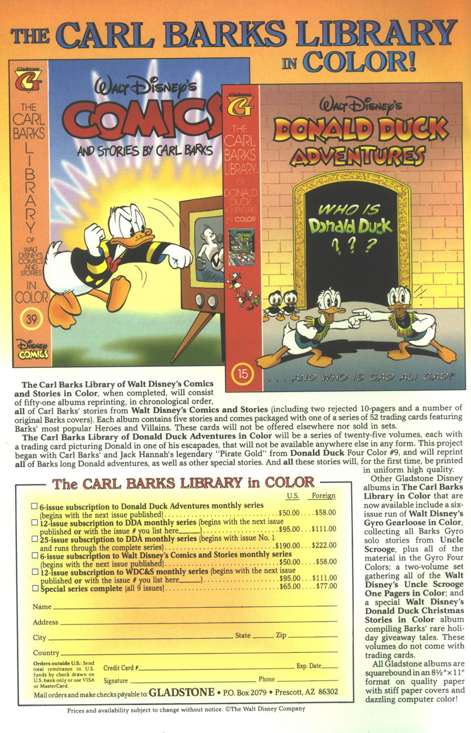 Walt Disney's Donald Duck Adventures (1987) Issue #32 #32 - English 2