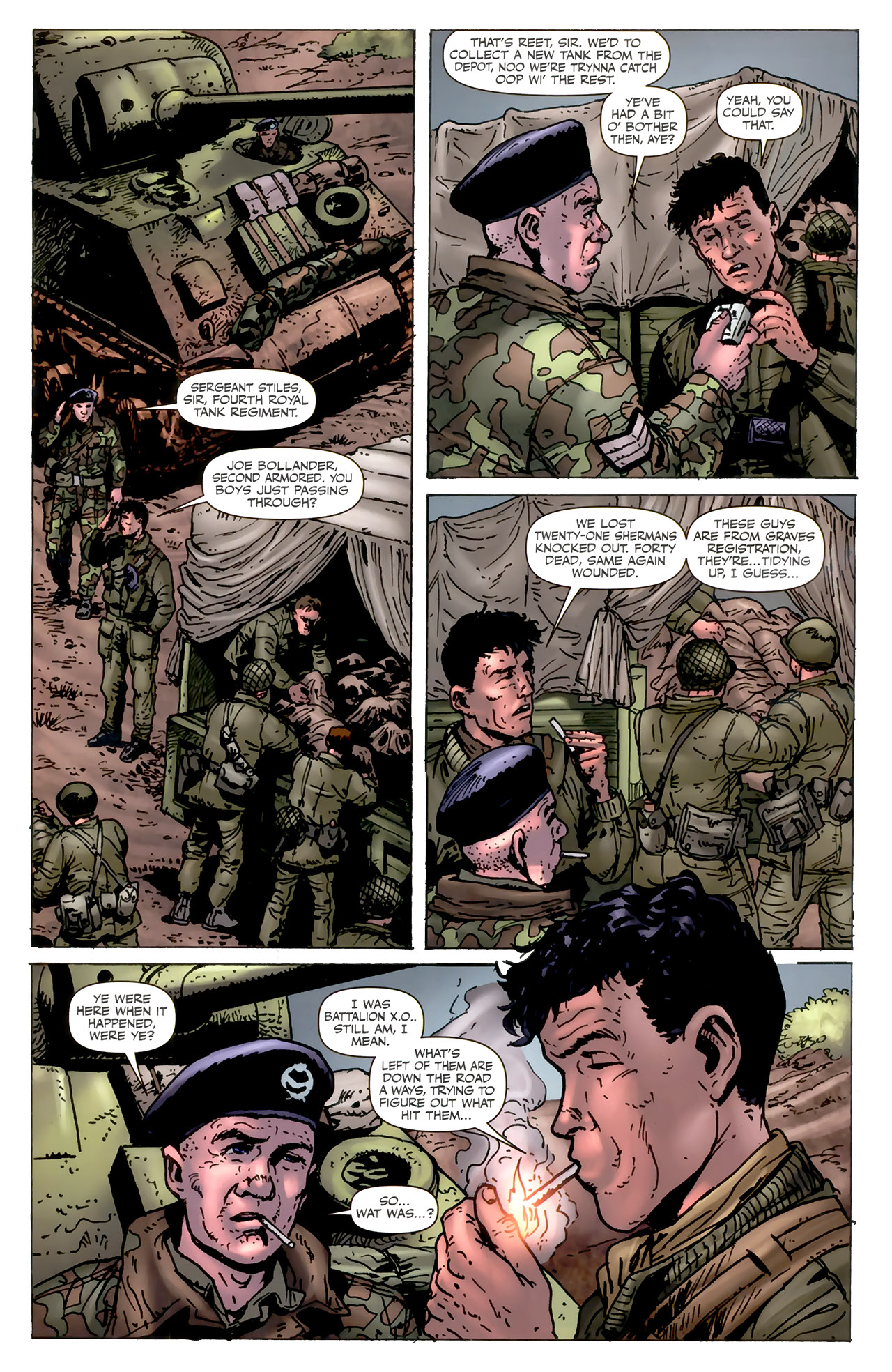 Read online Battlefields (2010) comic -  Issue #4 - 7