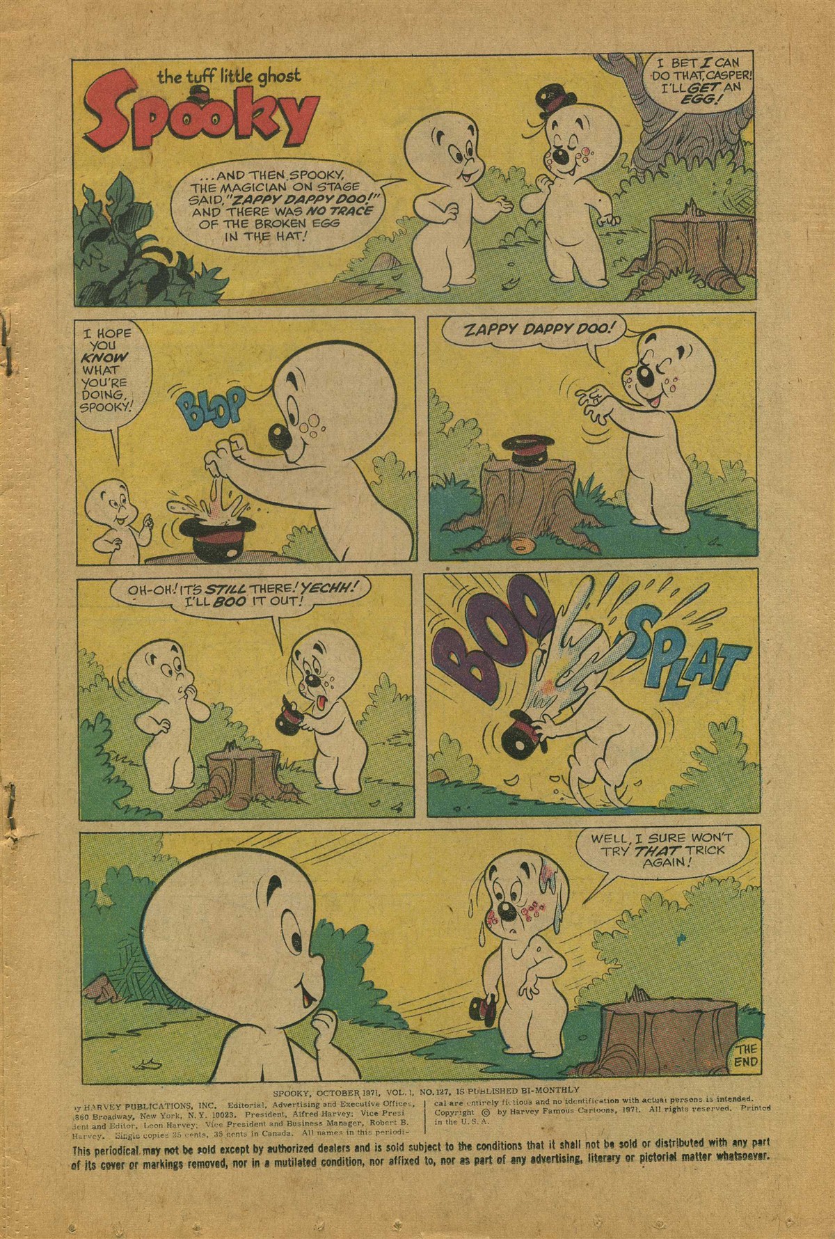 Read online Spooky comic -  Issue #127 - 3