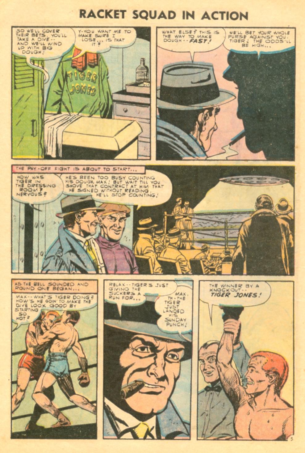 Read online Racket Squad in Action comic -  Issue #19 - 8