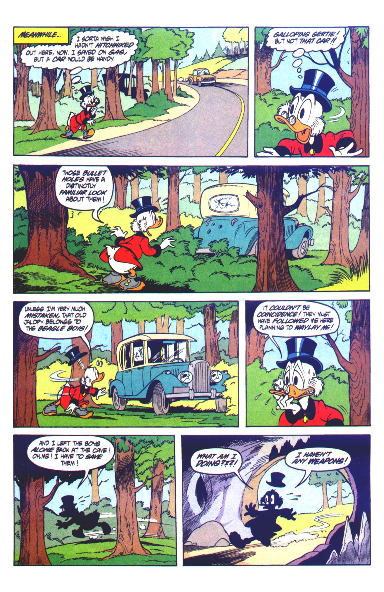 Read online Walt Disney's Junior Woodchucks Limited Series comic -  Issue #4 - 12