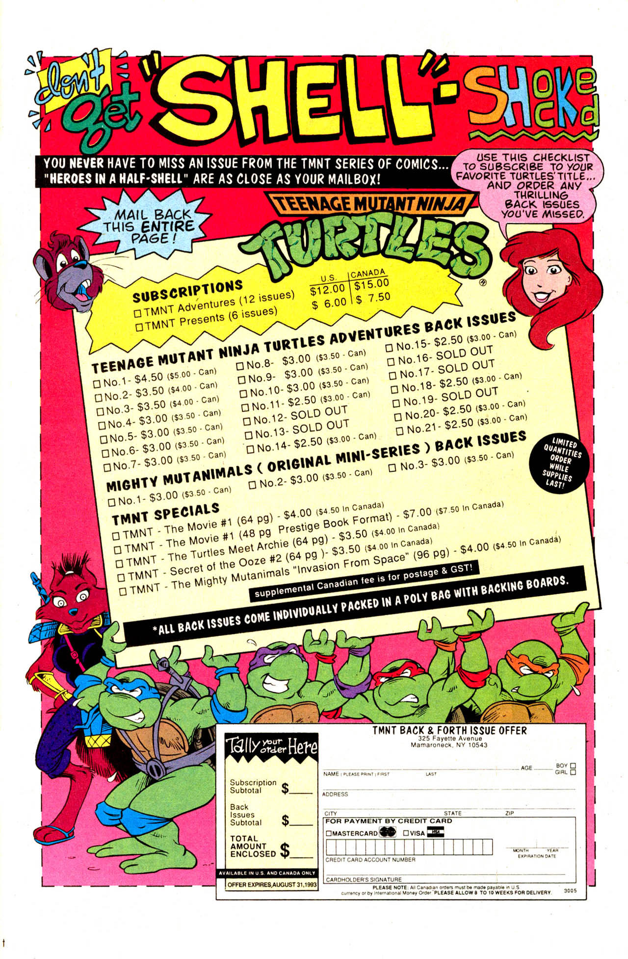 Read online Teenage Mutant Ninja Turtles Adventures (1989) comic -  Issue #47 - 32