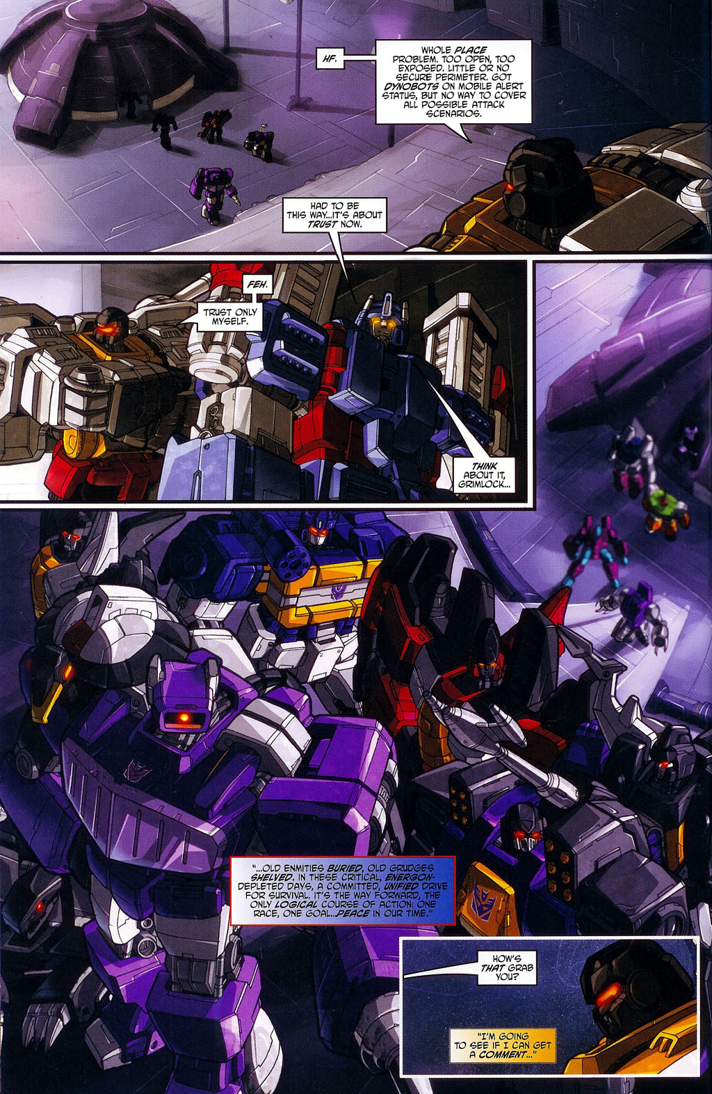 Read online Transformers War Within: "The Age of Wrath" comic -  Issue #1 - 13