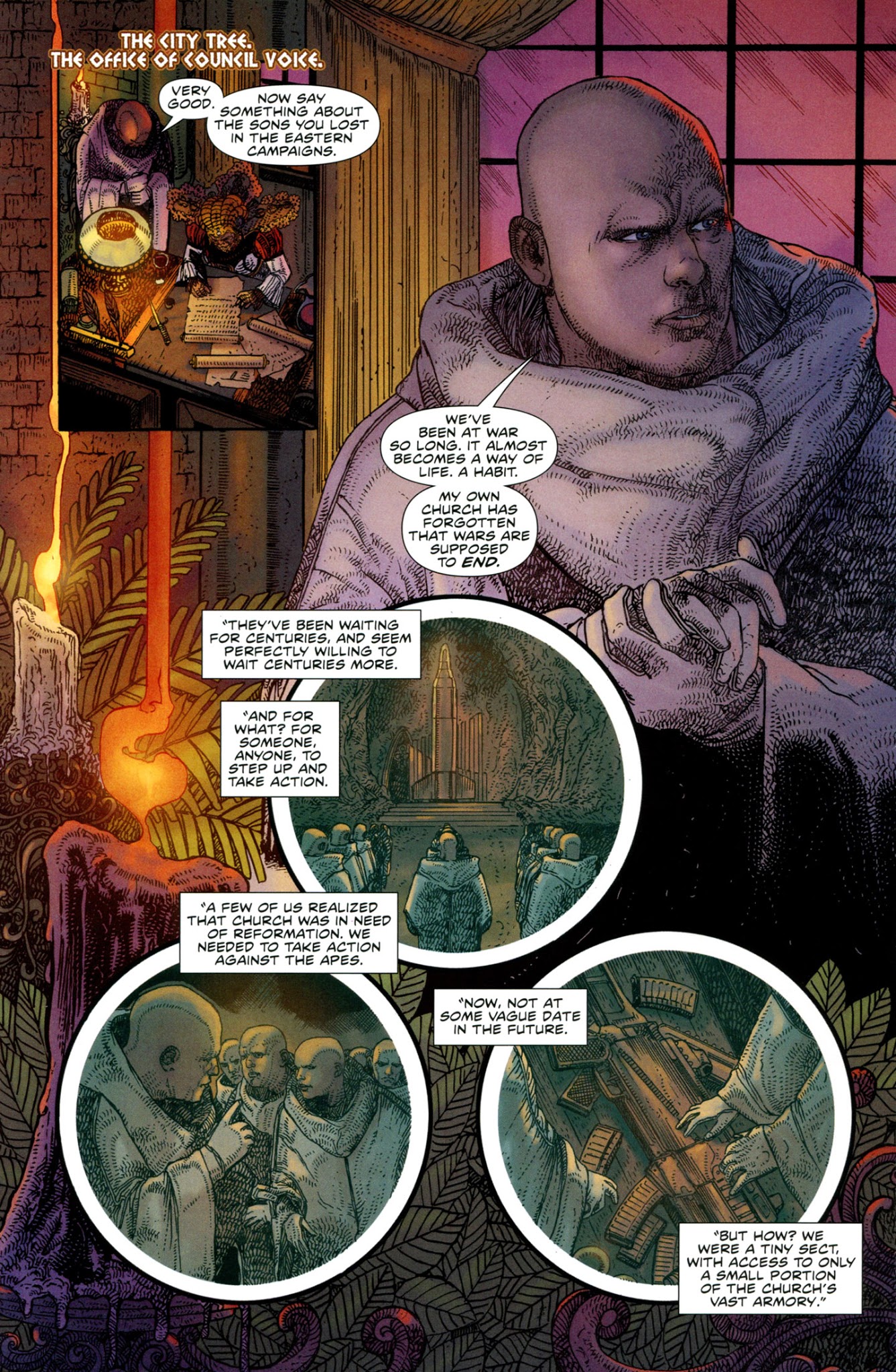 Read online Planet of the Apes (2011) comic -  Issue #16 - 21