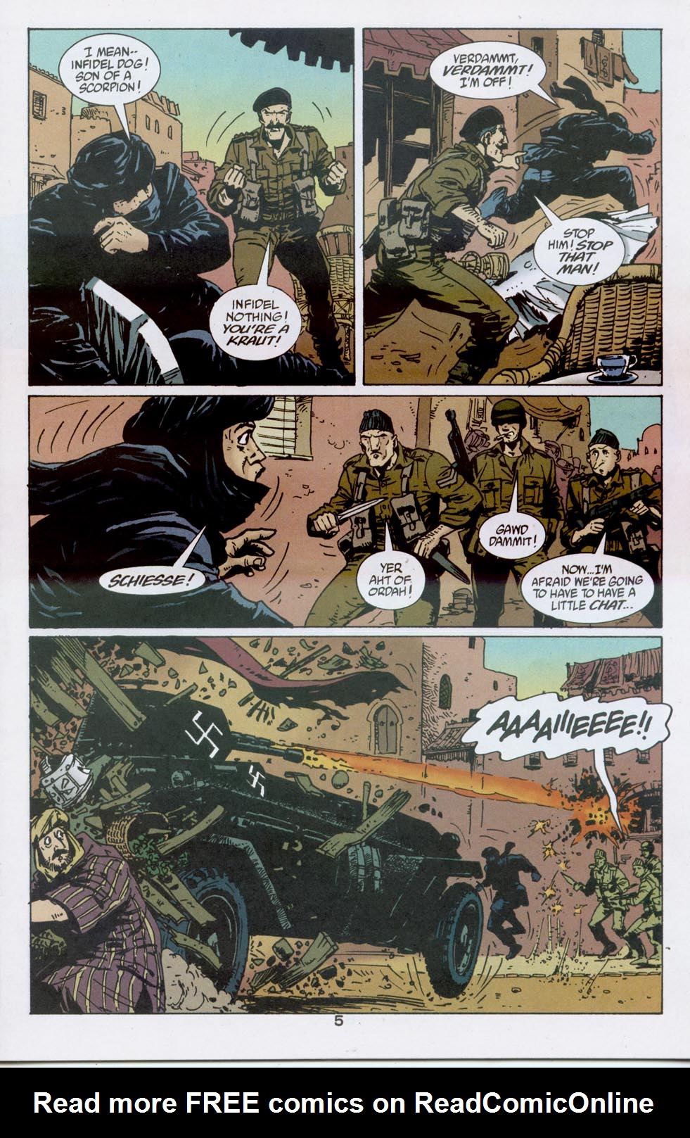 Read online Adventures in the Rifle Brigade: Operation Bollock comic -  Issue #2 - 6