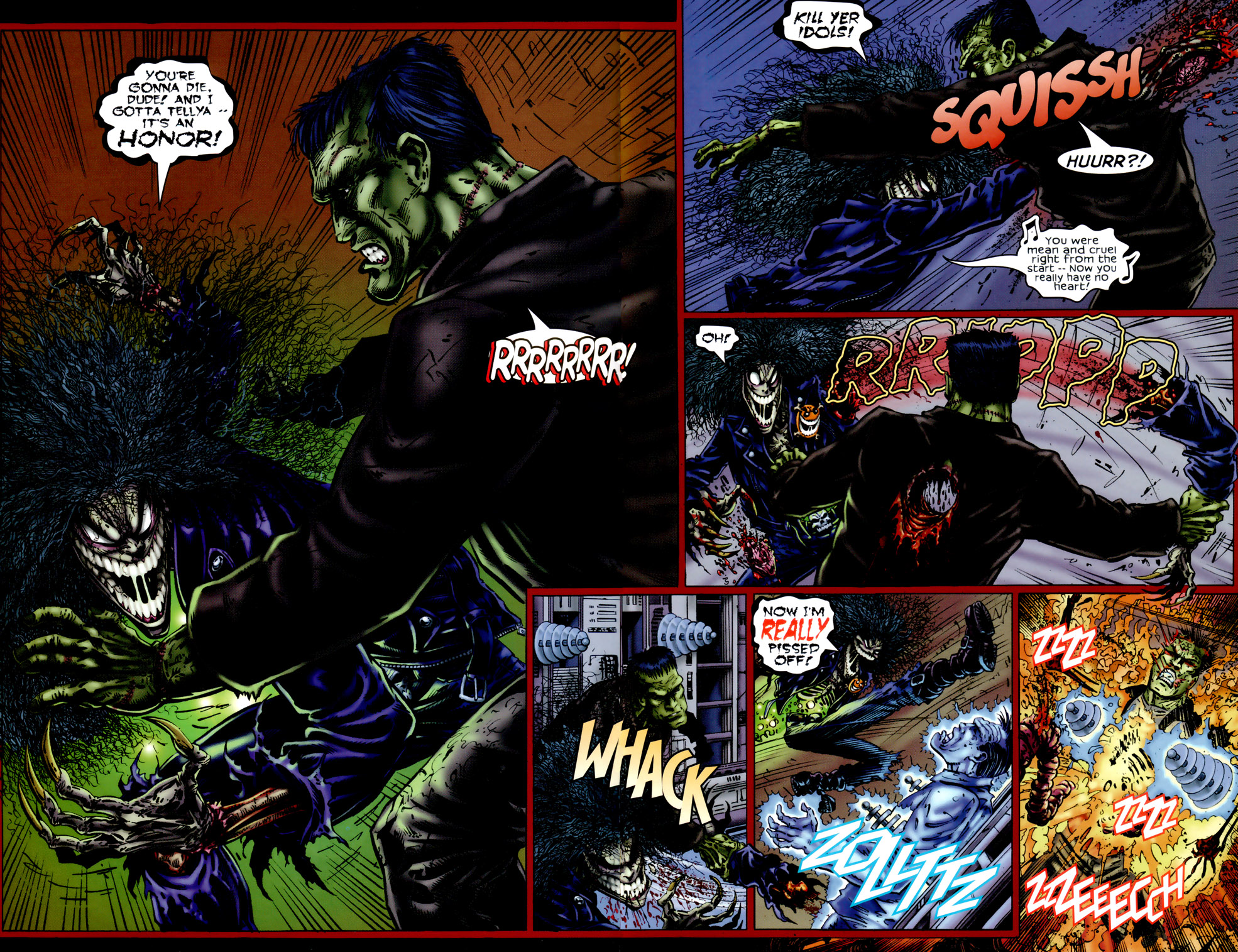 Read online Evil Ernie vs. the Movie Monsters comic -  Issue # Full - 16