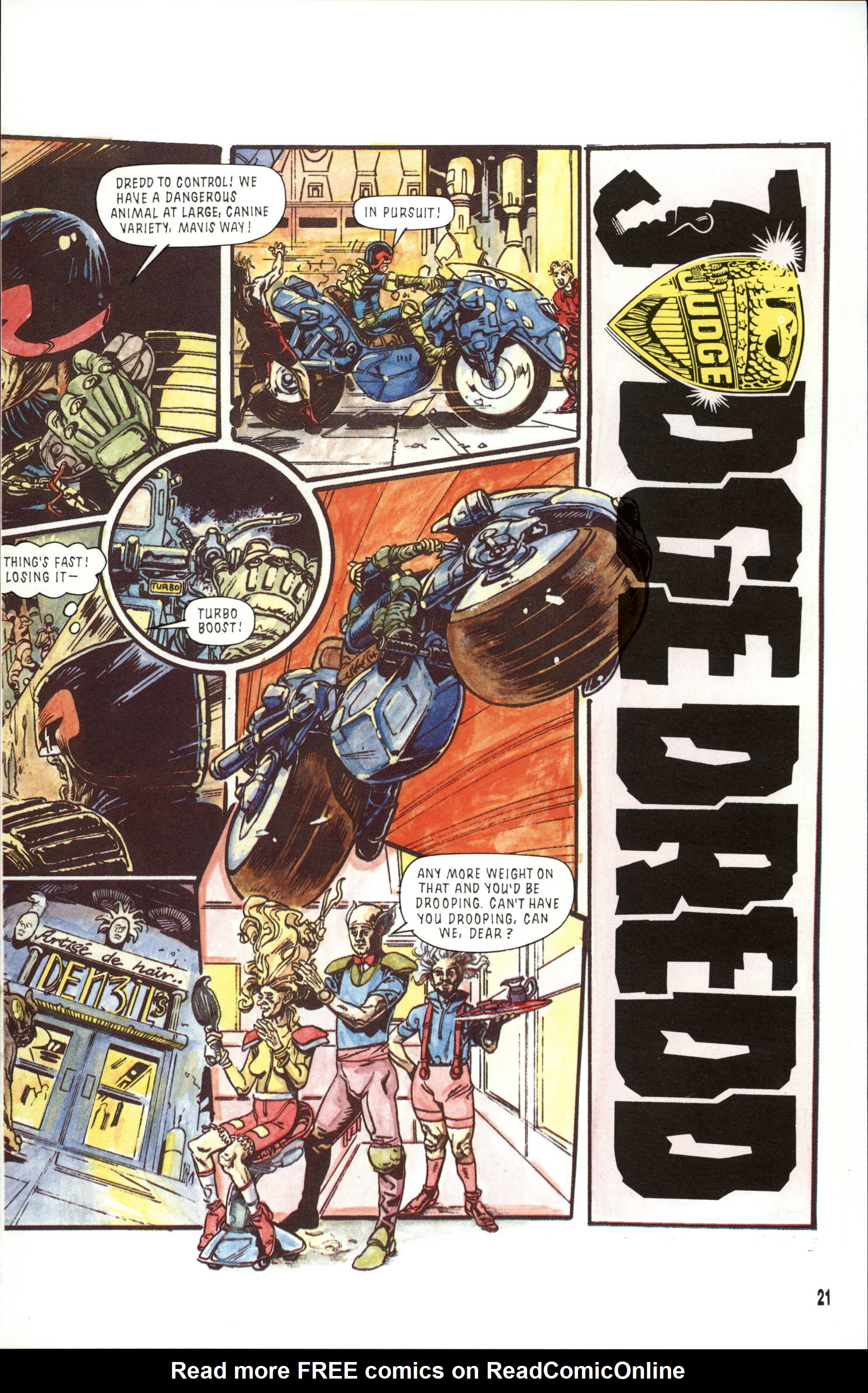 Read online Dredd Rules! comic -  Issue #9 - 23
