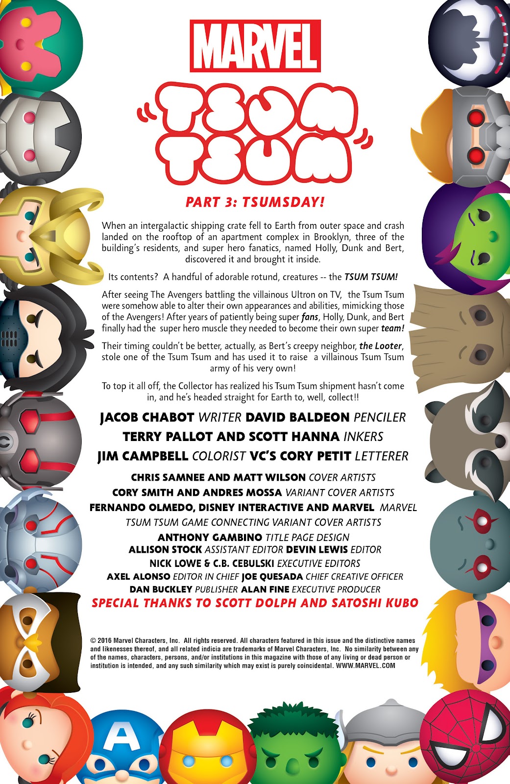 Comic Marvel Tsum Tsum Issue 3 - 