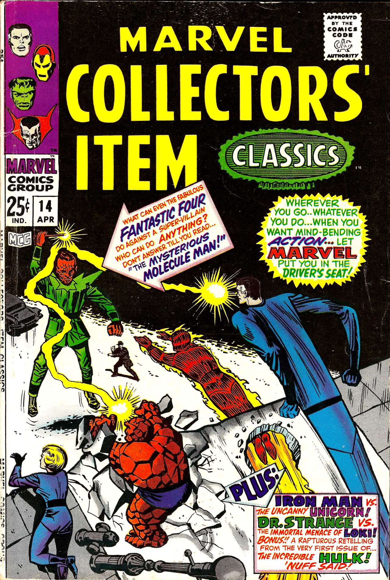 Read online Marvel Collectors' Item Classics comic -  Issue #14 - 1
