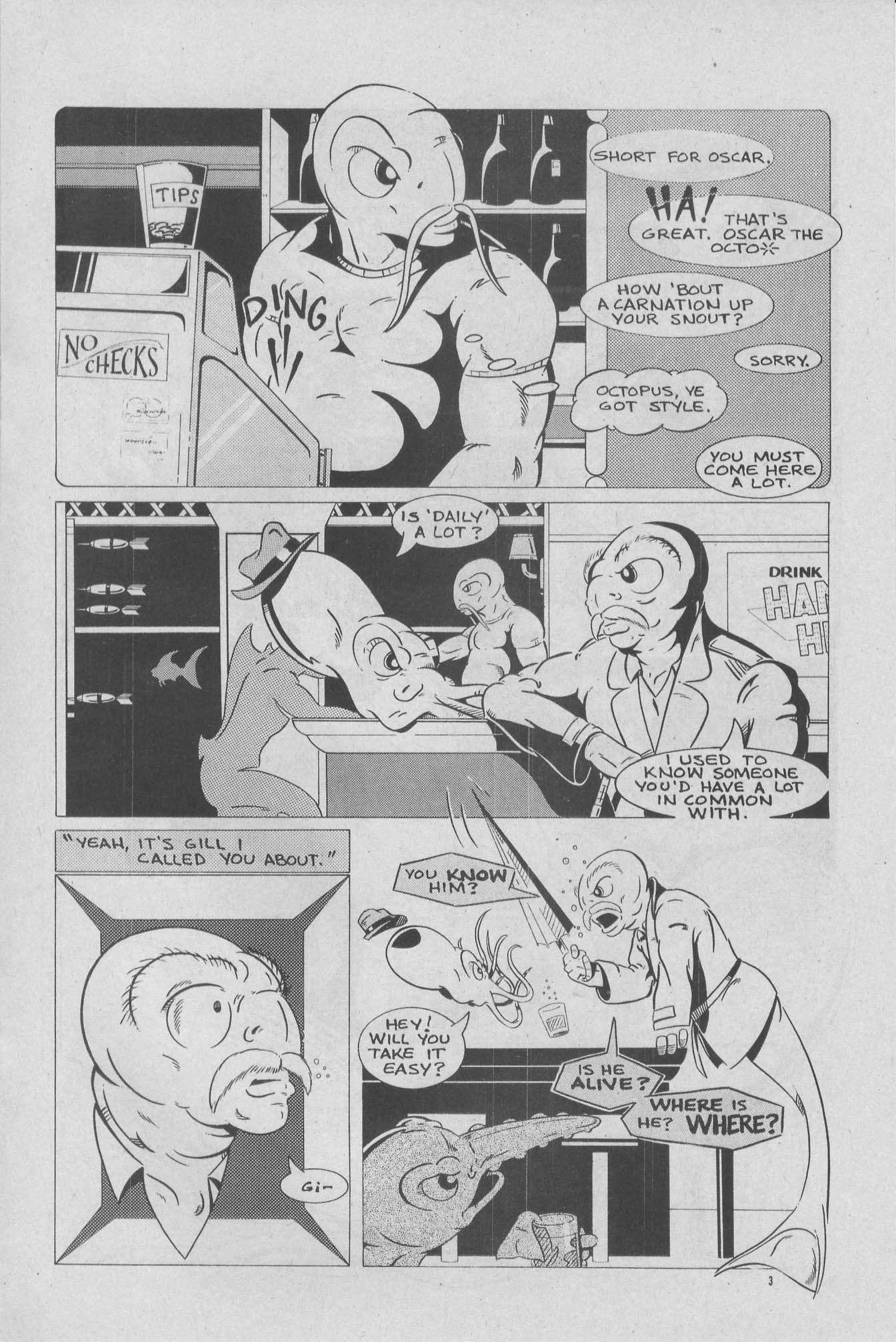 Read online The Fish Police comic -  Issue #4 - 5