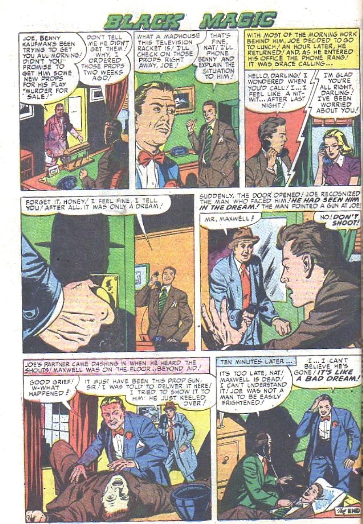 Read online Black Magic (1950) comic -  Issue #18 - 34