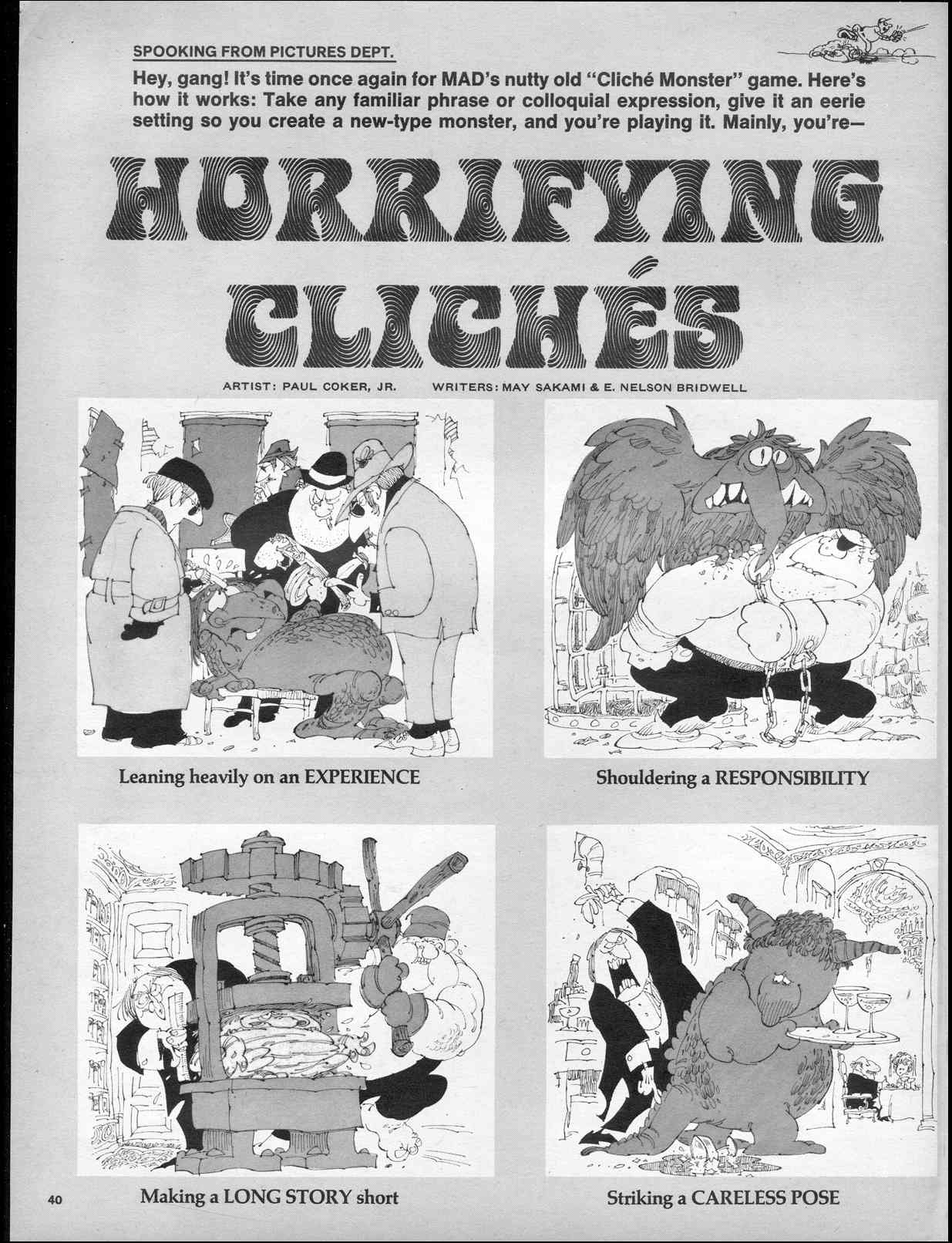 Read online MAD comic -  Issue #127 - 42