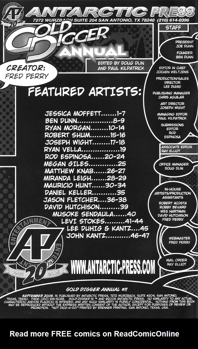 Read online Gold Digger Annual comic -  Issue #11 - 2