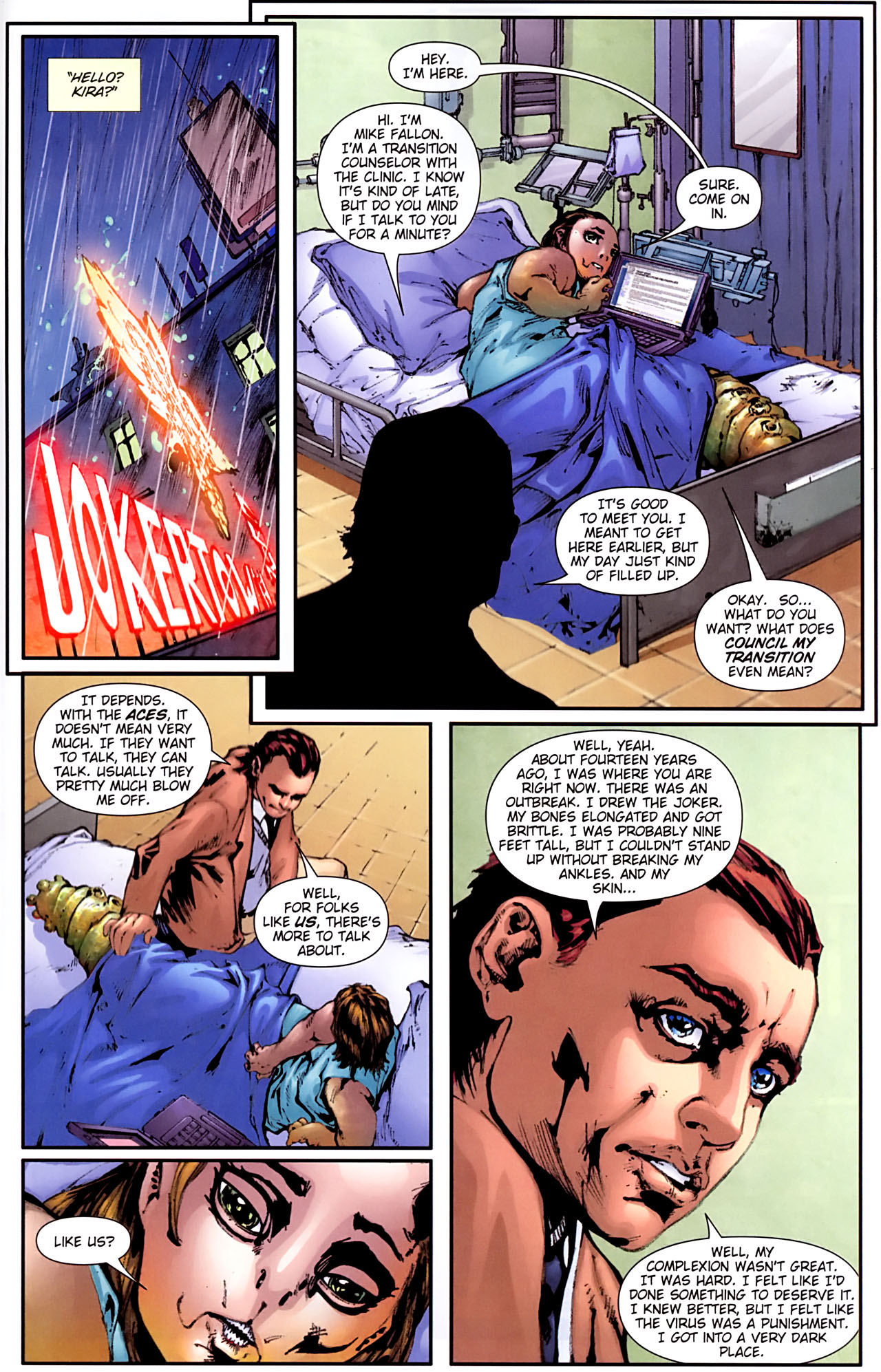 Read online George R.R. Martin's Wild Cards: The Hard Call comic -  Issue #2 - 13