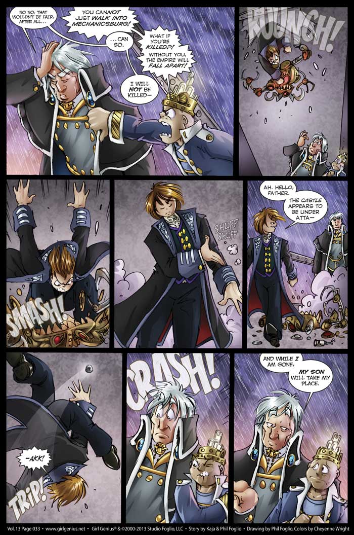 Read online Girl Genius (2002) comic -  Issue #13 - 34