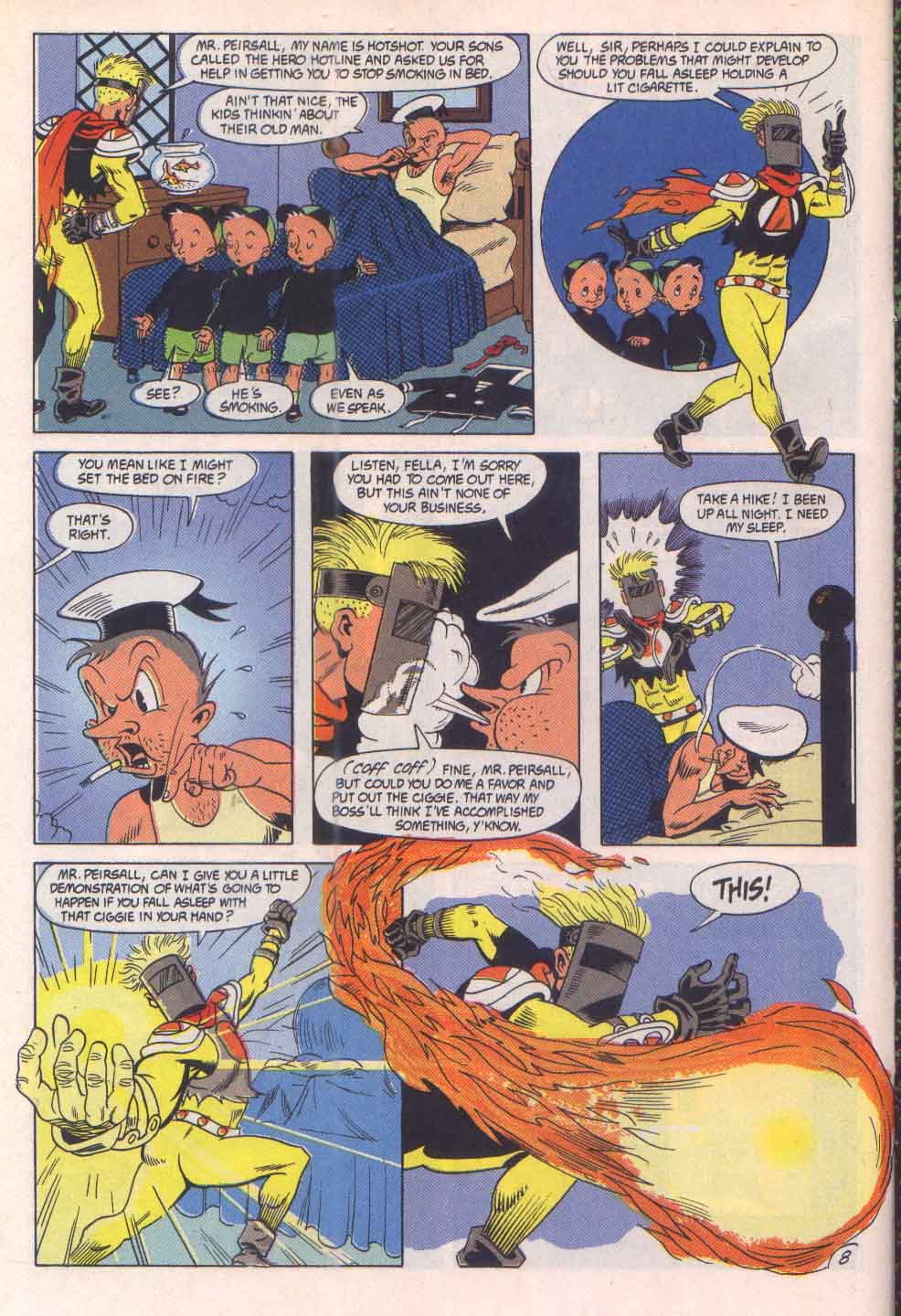 Read online Hero Hotline comic -  Issue #4 - 9