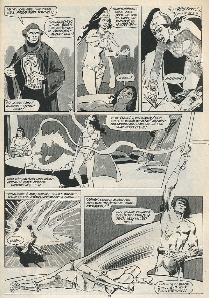Read online The Savage Sword Of Conan comic -  Issue #181 - 57
