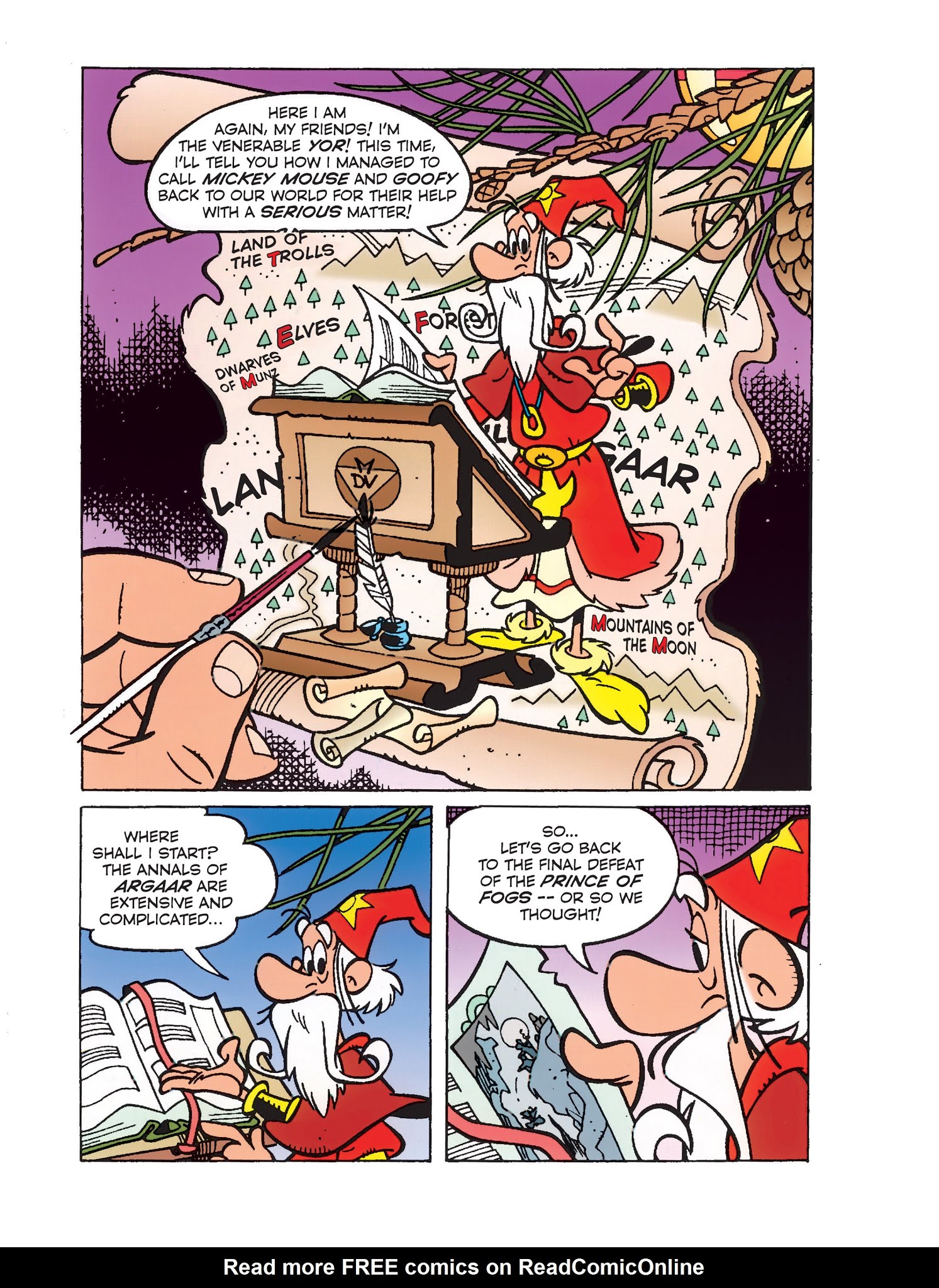 Read online Mickey Mouse and the Sleeping Beauty in the Stars comic -  Issue #1 - 3