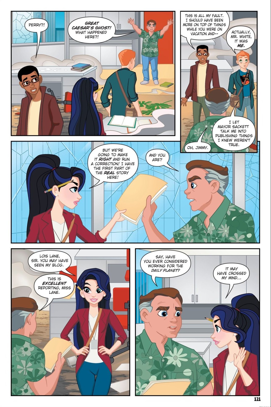 Read online DC Super Hero Girls: Date With Disaster comic -  Issue # TPB - 120