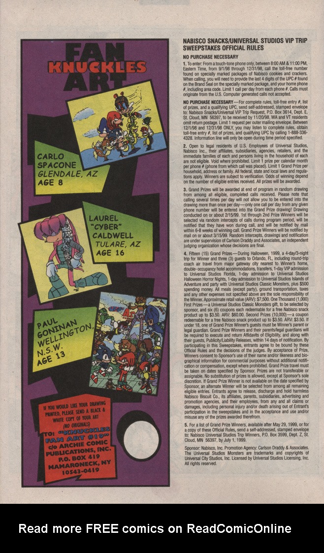 Read online Knuckles the Echidna comic -  Issue #19 - 10