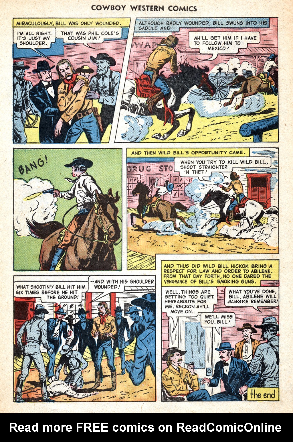 Read online Cowboy Western Comics (1948) comic -  Issue #32 - 34