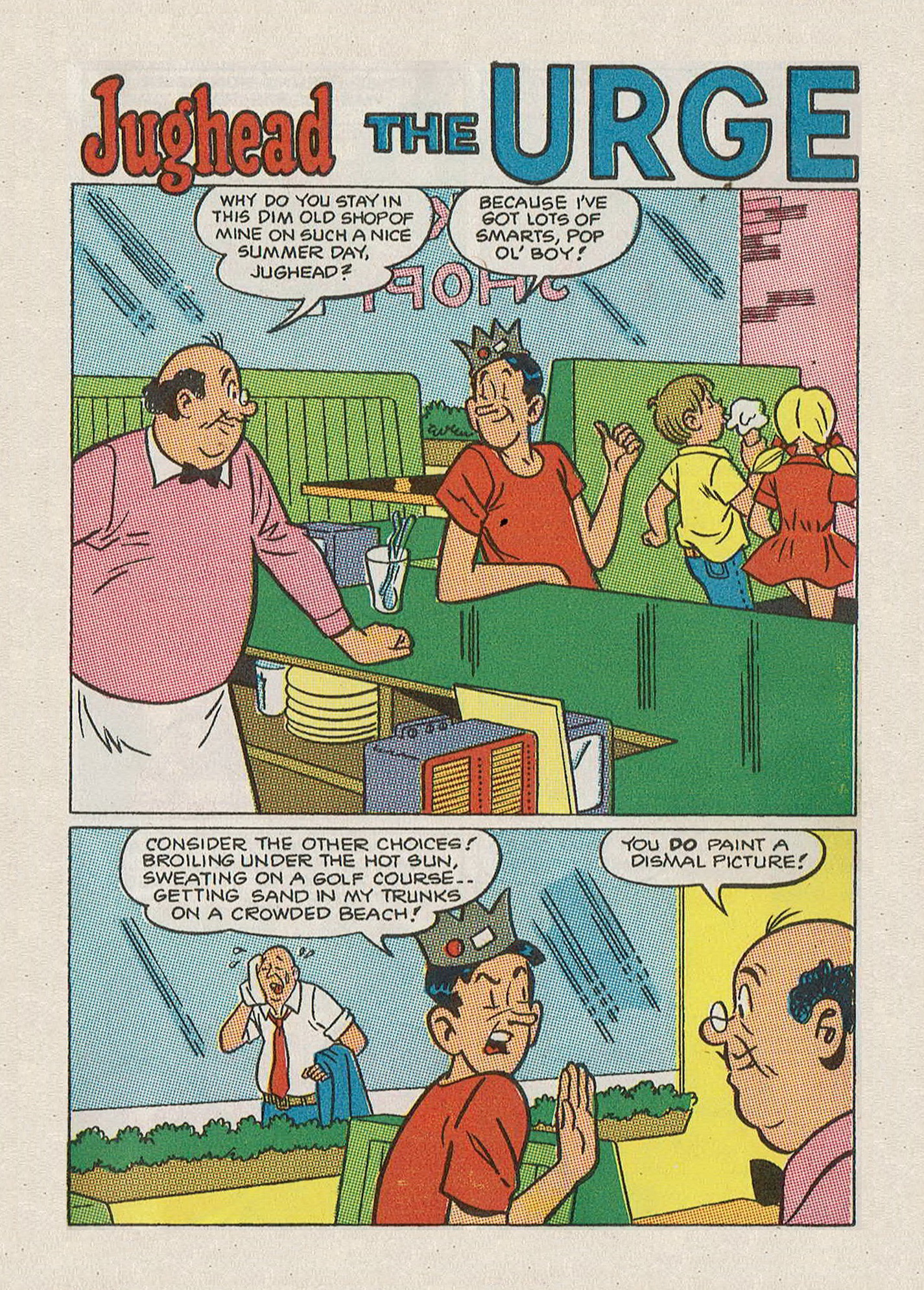 Read online Jughead Jones Comics Digest comic -  Issue #70 - 125