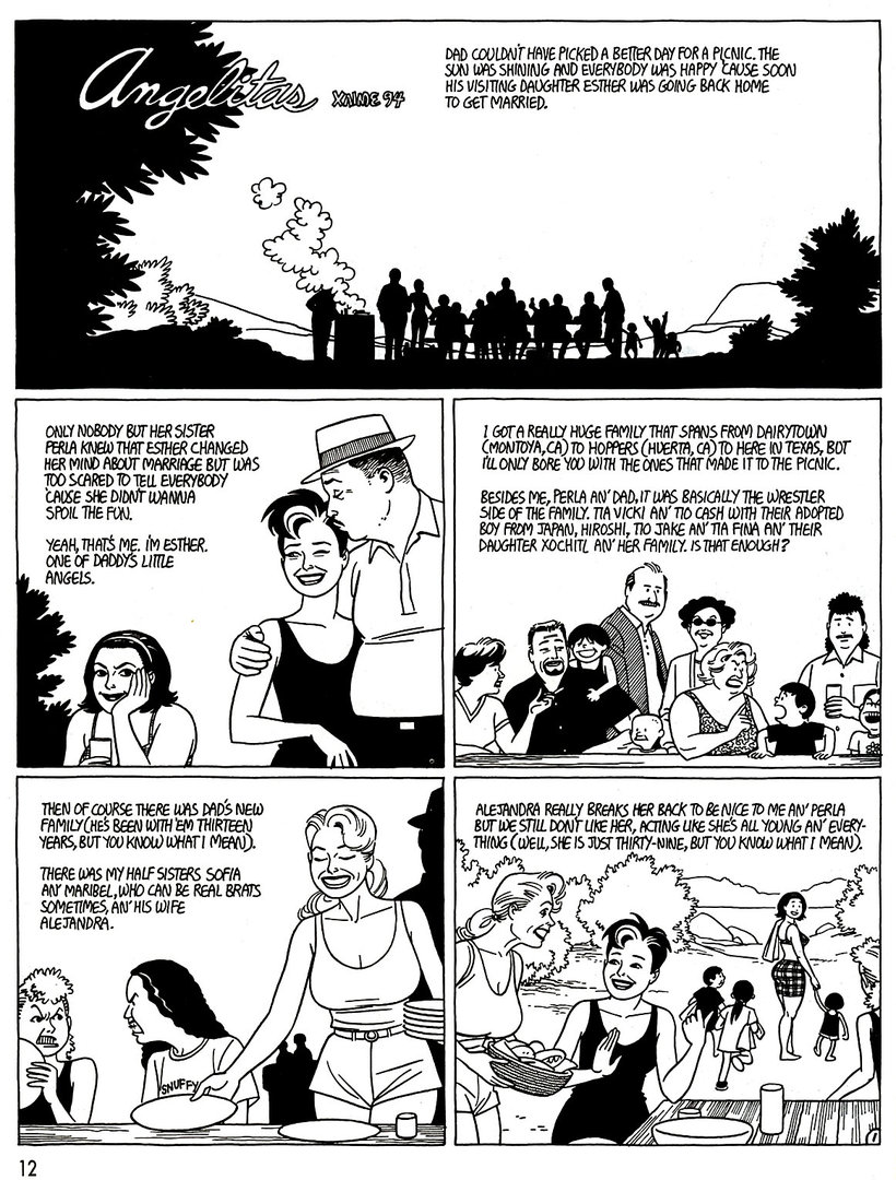 Read online Love and Rockets (1982) comic -  Issue #45 - 14