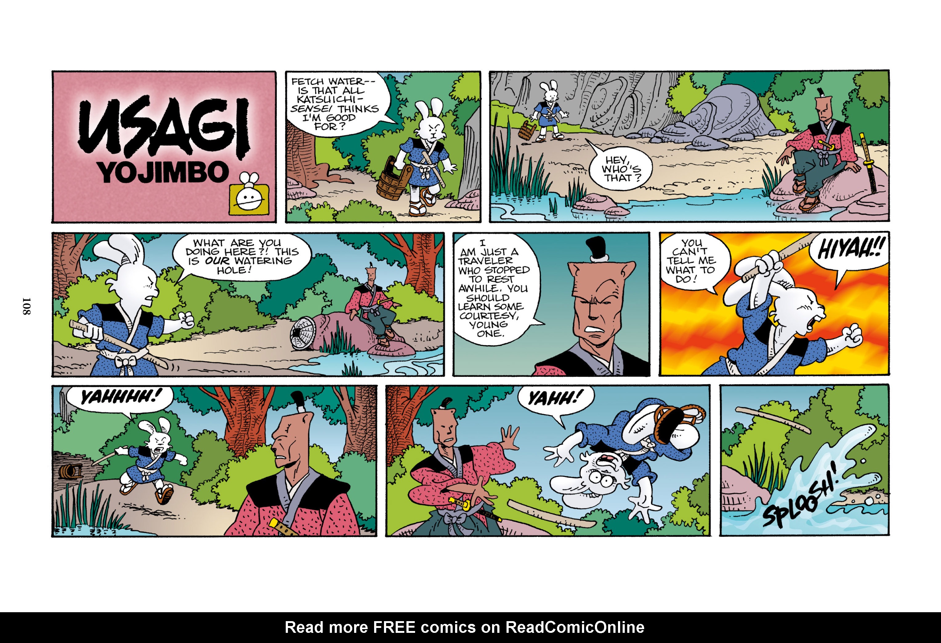Read online The Usagi Yojimbo Saga comic -  Issue # TPB 4 - 107
